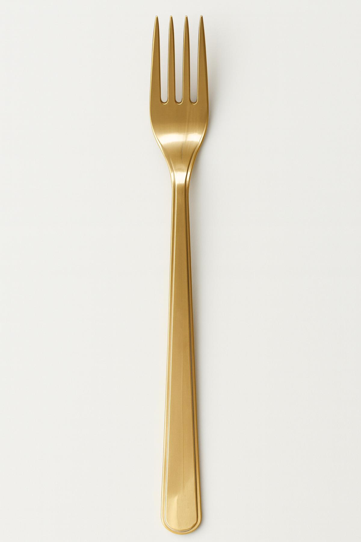 alenked Plastik Çatal 18cm Gold - 25 Adet