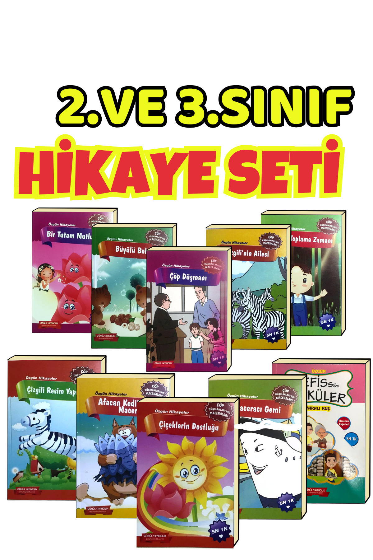 GÖNÜL YAYINCILIK 2.ve 3.sınıflar Için Okumayı Sevdiren Maceralı Hikaye Kitabı Seti fotoğrafı 3 (önizleme)