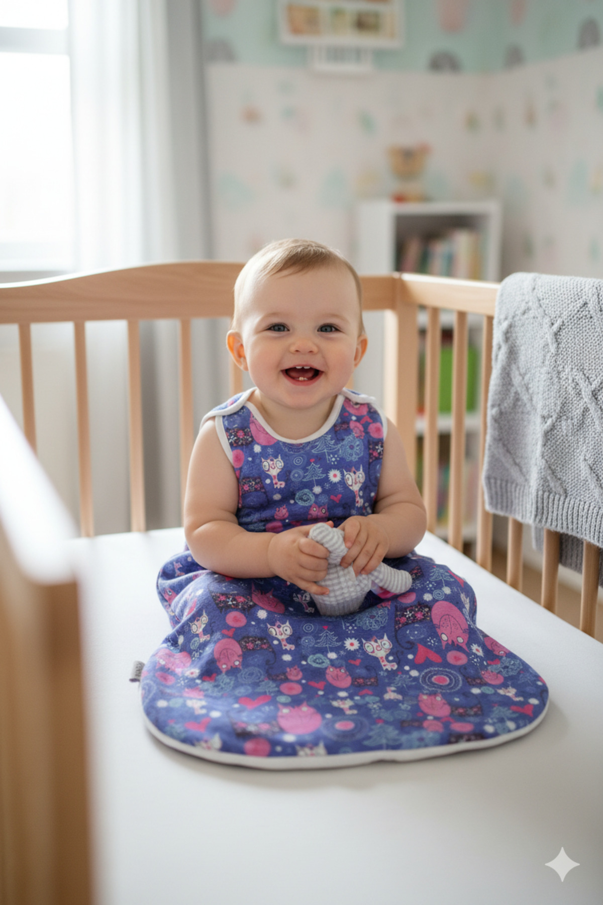 yorni ÜRÜN Boyu 75cm, Fermuarlı, Çıtçıtlı, Elyaflı Kışlık Bebek Torba Uyku Tulumu fotoğrafı 2 (önizleme)