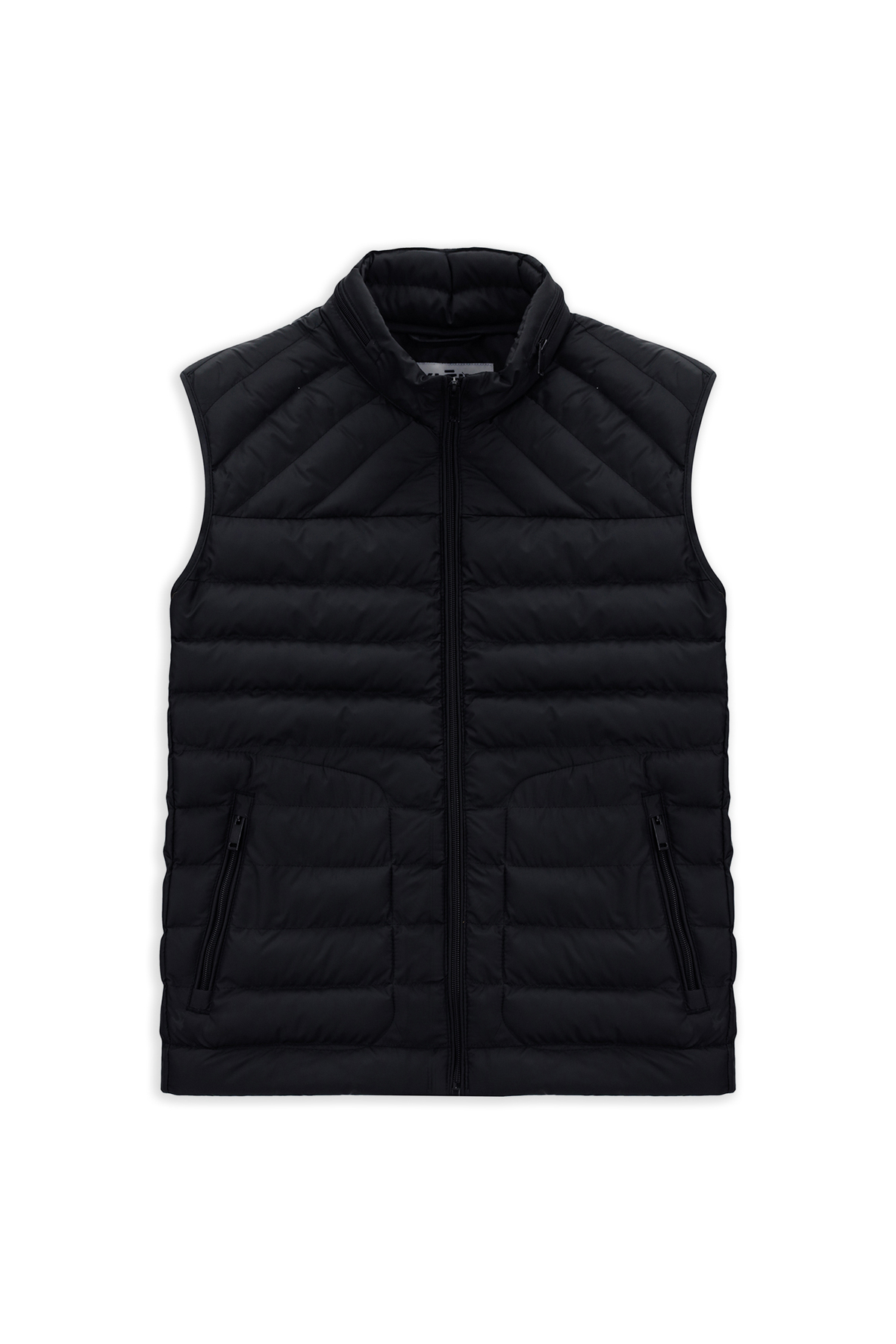 Kiğılı  Dik Yaka Fermuarlı Kapitone Spor Yelek - Görsel 7