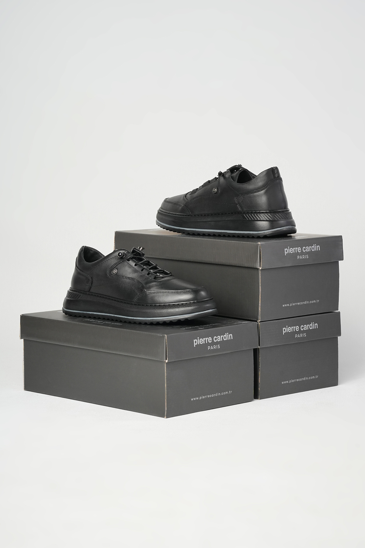 کفش اسنیکر مردانه | پیر کاردین Pierre Cardin M90117-Siyah - تصویر 5