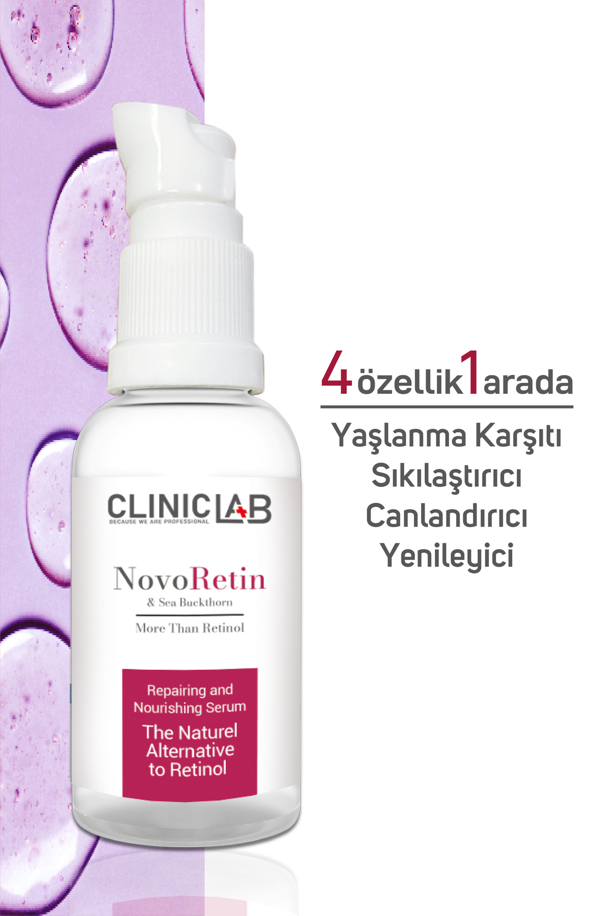 Novoretin %3 Doğal Retinol Içeren Yaşlanma Karşıtı Serum 30 ml — 8684501985961 — تصویر 5 از 6