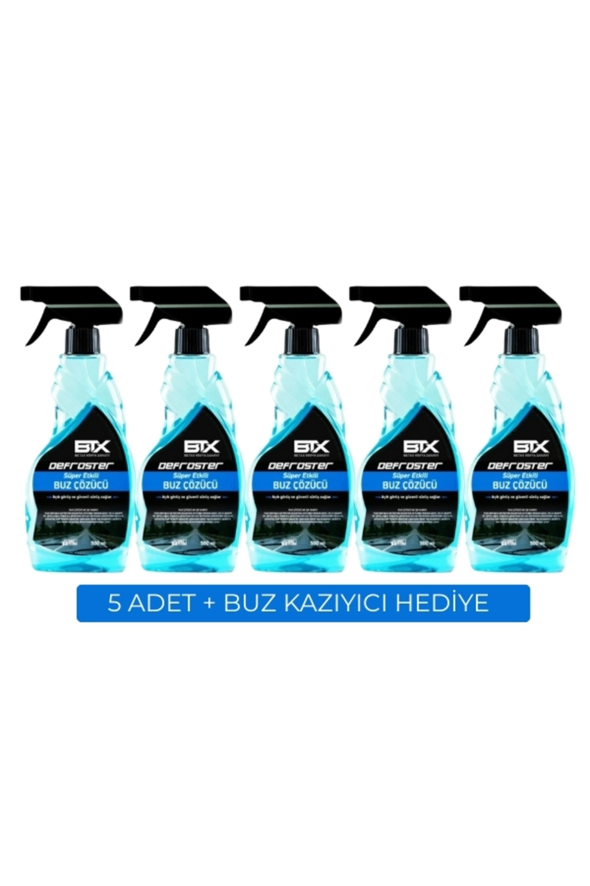 Betax Buz Çözücü 5'li Pratik Buz Kazıyıcı Hediyeli