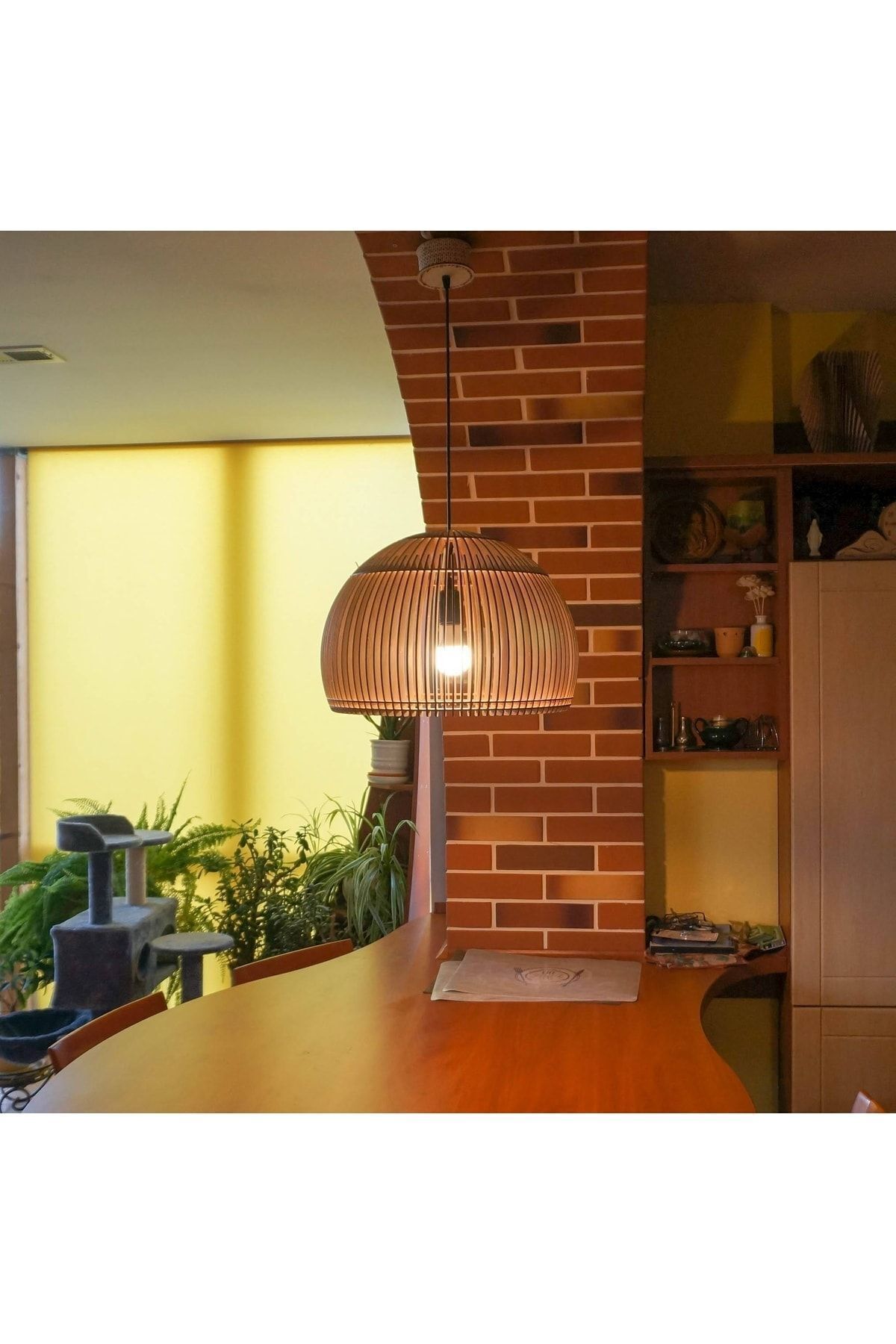 30cm Wooden Bohemian Modern Living Room Cafe Bedroom Chandelier