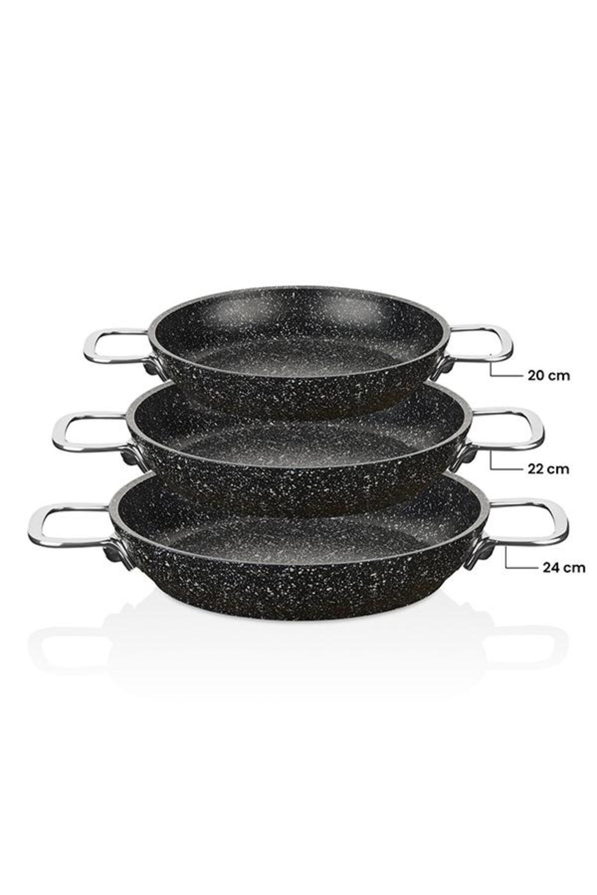 FALEZ BLACK LINE 20-22-24 GRANİT SAHAN SET