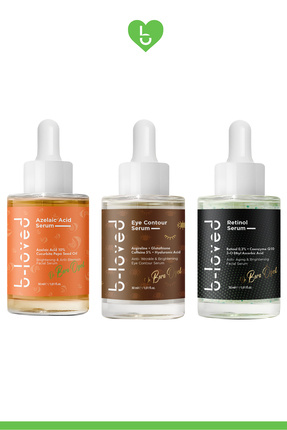 b-loved Kırışıklık,Leke ve Aydınlatıcı Etkili 3'lü Cilt Bakım Seti Caffeine 5...