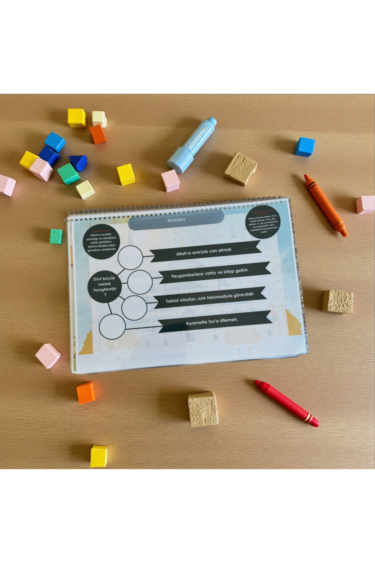 من در حال یادگیری دین هستم، فعالیت آموزشی، ناشکن، ناشکن‌ناشکن، تابستانی، قابل پاک شدن، قلم، با هدیه سرت‌سرتلی