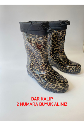 AYAKKABIM RENGARENK İçi Yünlü Su Geçirmez Çizme Iş Bağ Bahçe Yağmur Kar Çizme...