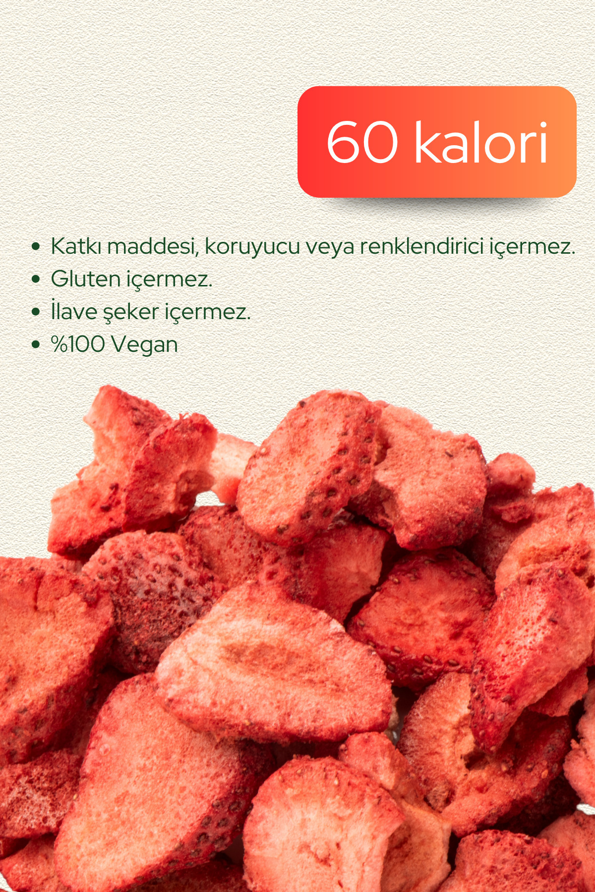 Ofrésko Çilek Kuru Meyve Cipsi Freeze Dry 3'lü Paket