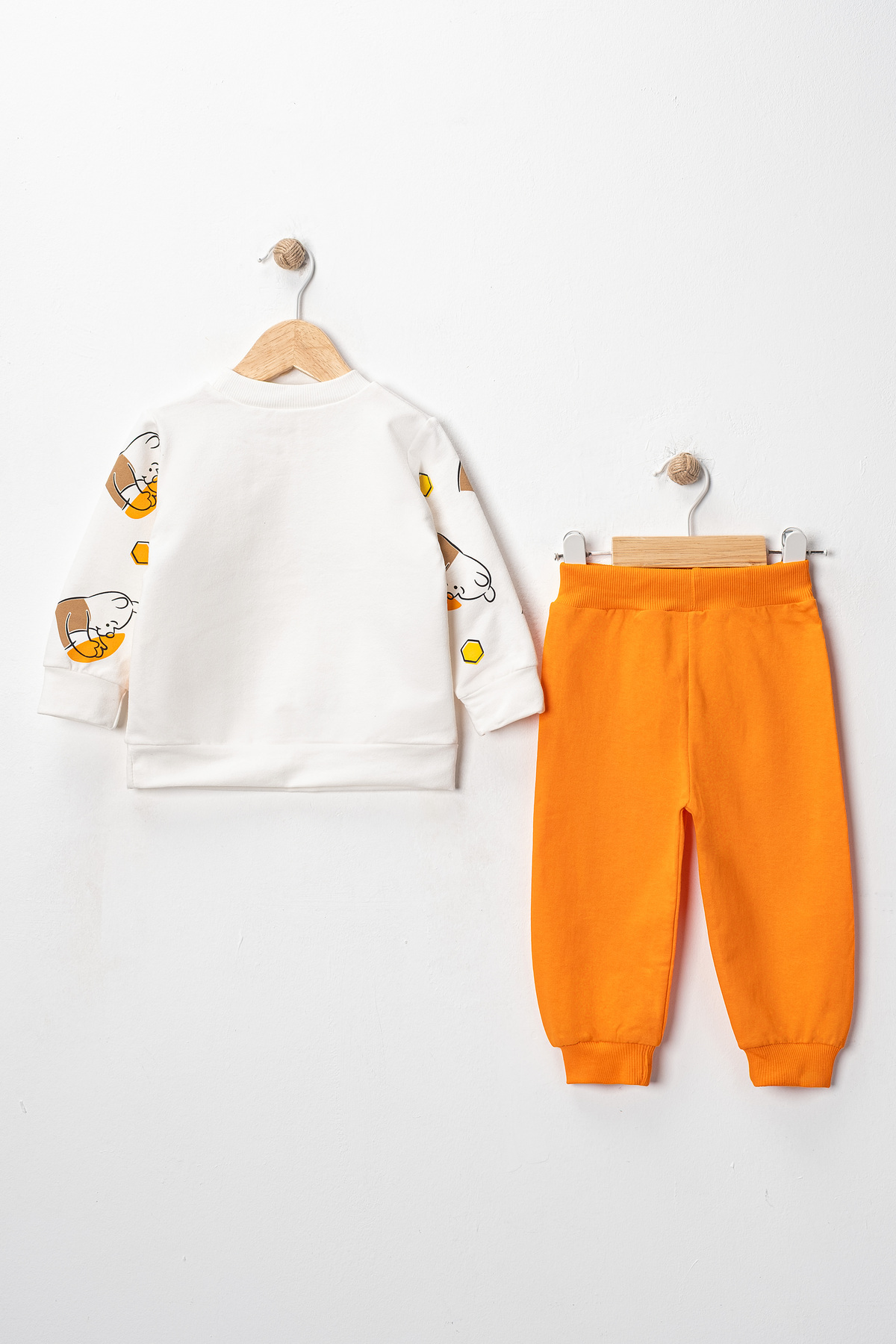 Pırlanta baby Bebek Pamuklu Winnie Baskılı Pijama Takımı - 0-24 Ay fotoğrafı 6 (önizleme)