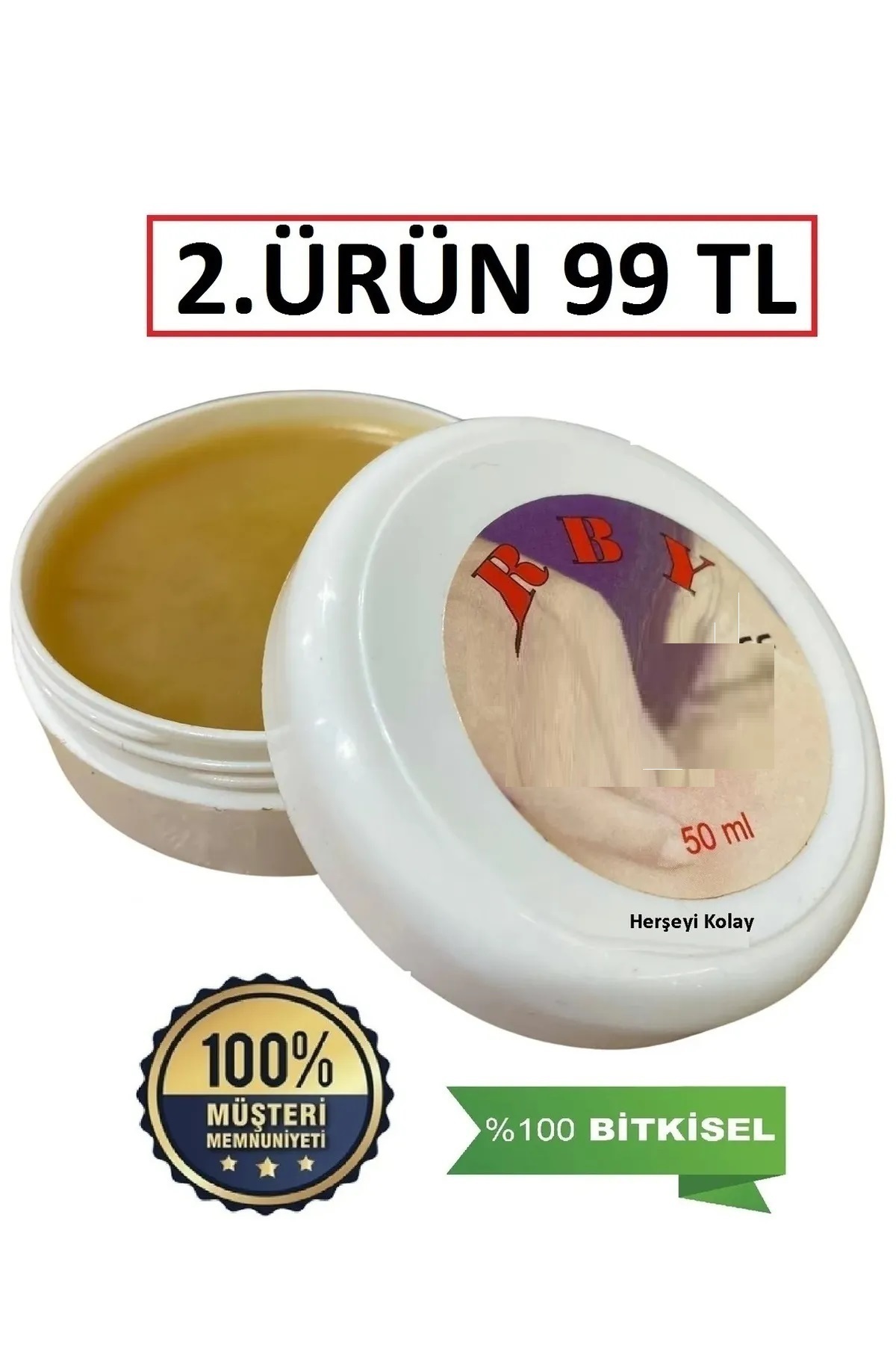 Katran Kremi 50mL Özel yapım Krem Özel Karışım Cilt Deri Kremi Kantaron aynı sefa ardıç katranlı — happy krem V442 — تصویر 5 از 8
