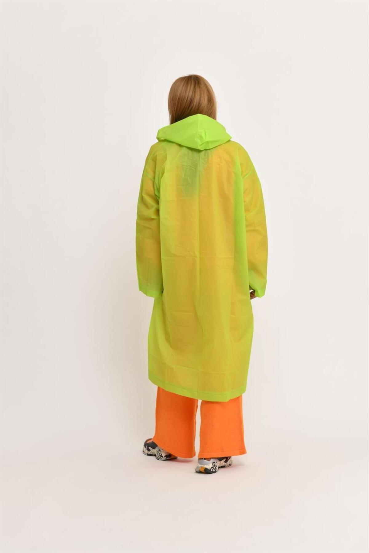 Park Moda HELP ME RENKLİ UNISEX YAĞMURLUK görsel 3