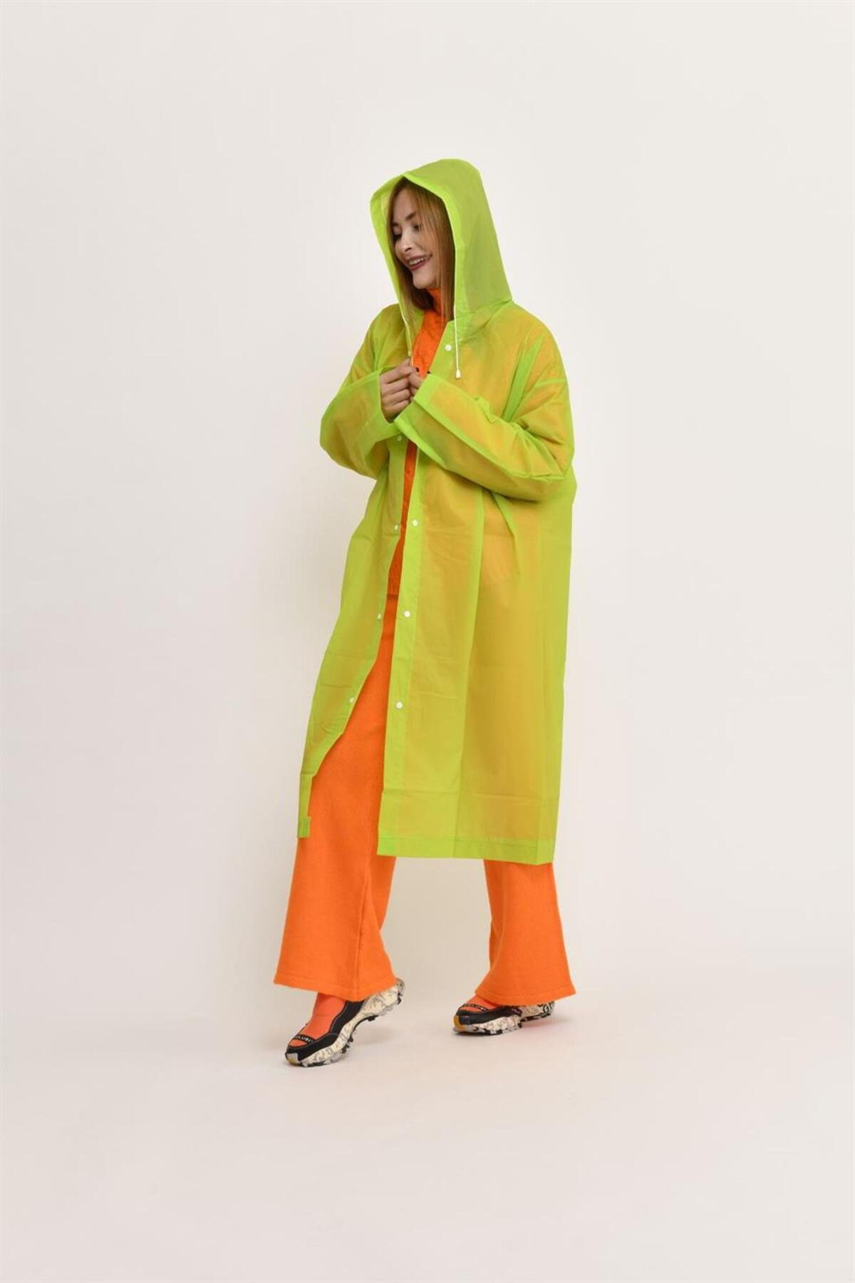 Park Moda HELP ME RENKLİ UNISEX YAĞMURLUK