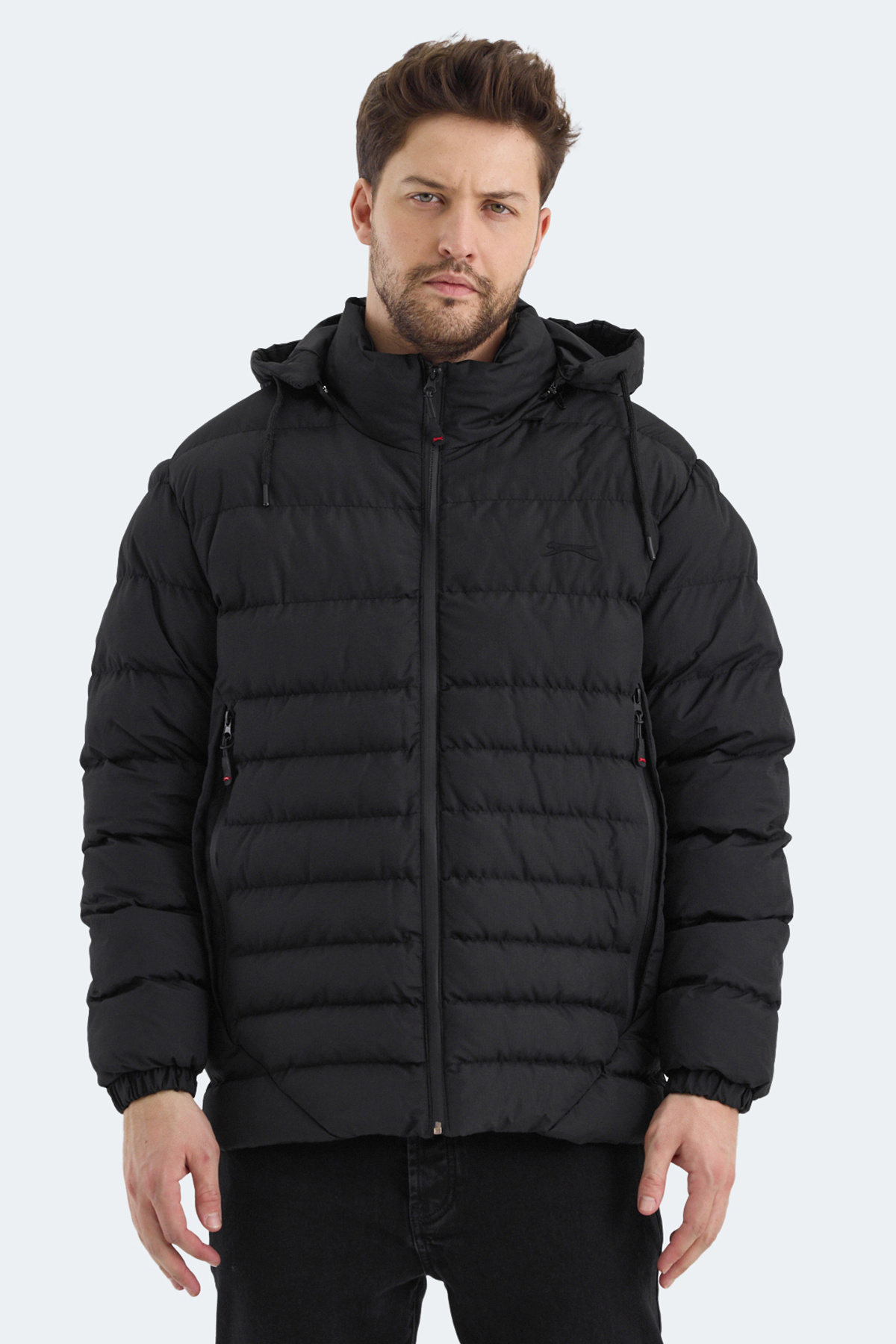 اسلازنگر کت و کاپشن مشکی مردانه HADI IN