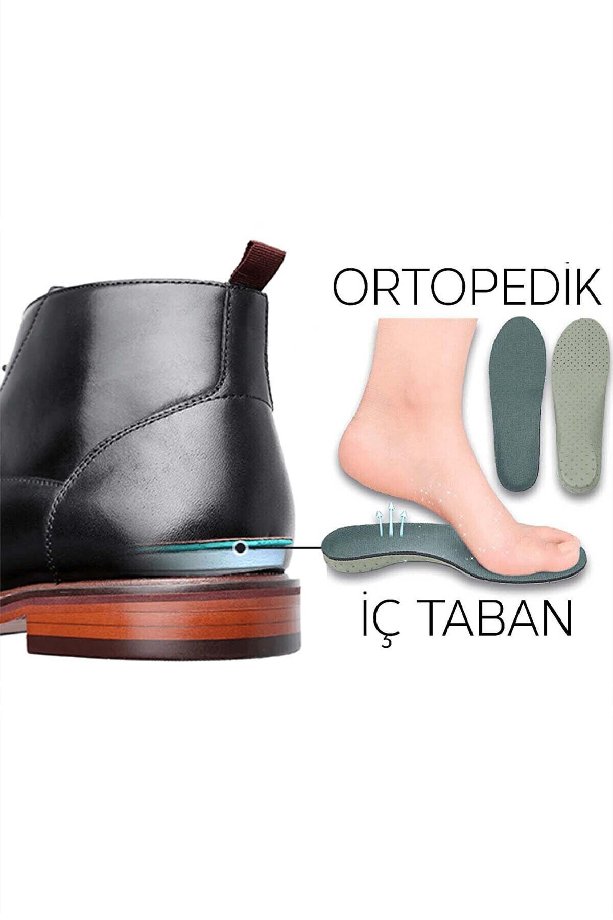 FAYMAZ Kaymaz Kauçuk Dikişli Taban İçi Kürk Fermuarlı Su Geçirmez Kışlık Kadın Bot iarnă görsel 5