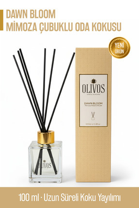 Olivos Dawn Bloom Mimoza Çubuklu Oda Kokusu 100 ml – Ferah ve Çiçeksi Uzun Sü...