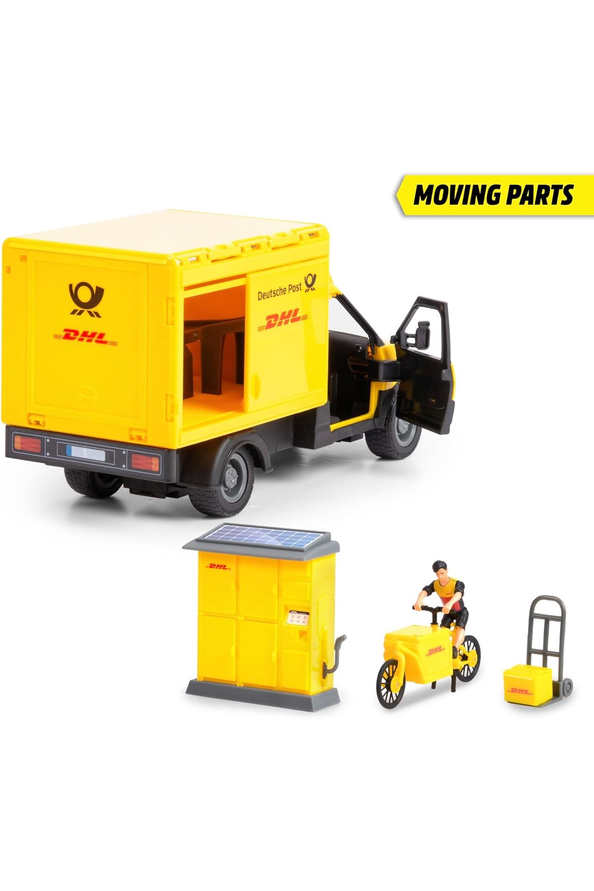 トイガン D'sModelingWorks!co. TOYFEST Dickie Toys 25 CM DHL Delivery Set Işıklı Sesli Kargo