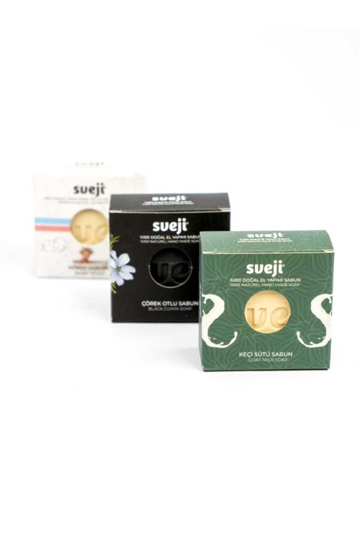 Sveji Doğal 3lü Sabun Set ( Bebek Hassas Ciltler, Çörek Otlu, Keçi Sütlü)140gram×3 fotoğrafı 3 (önizleme)
