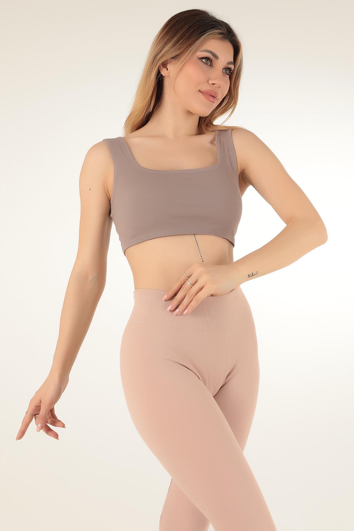 Doremi Seamless Fitilli Spor Sütyeni görsel 6