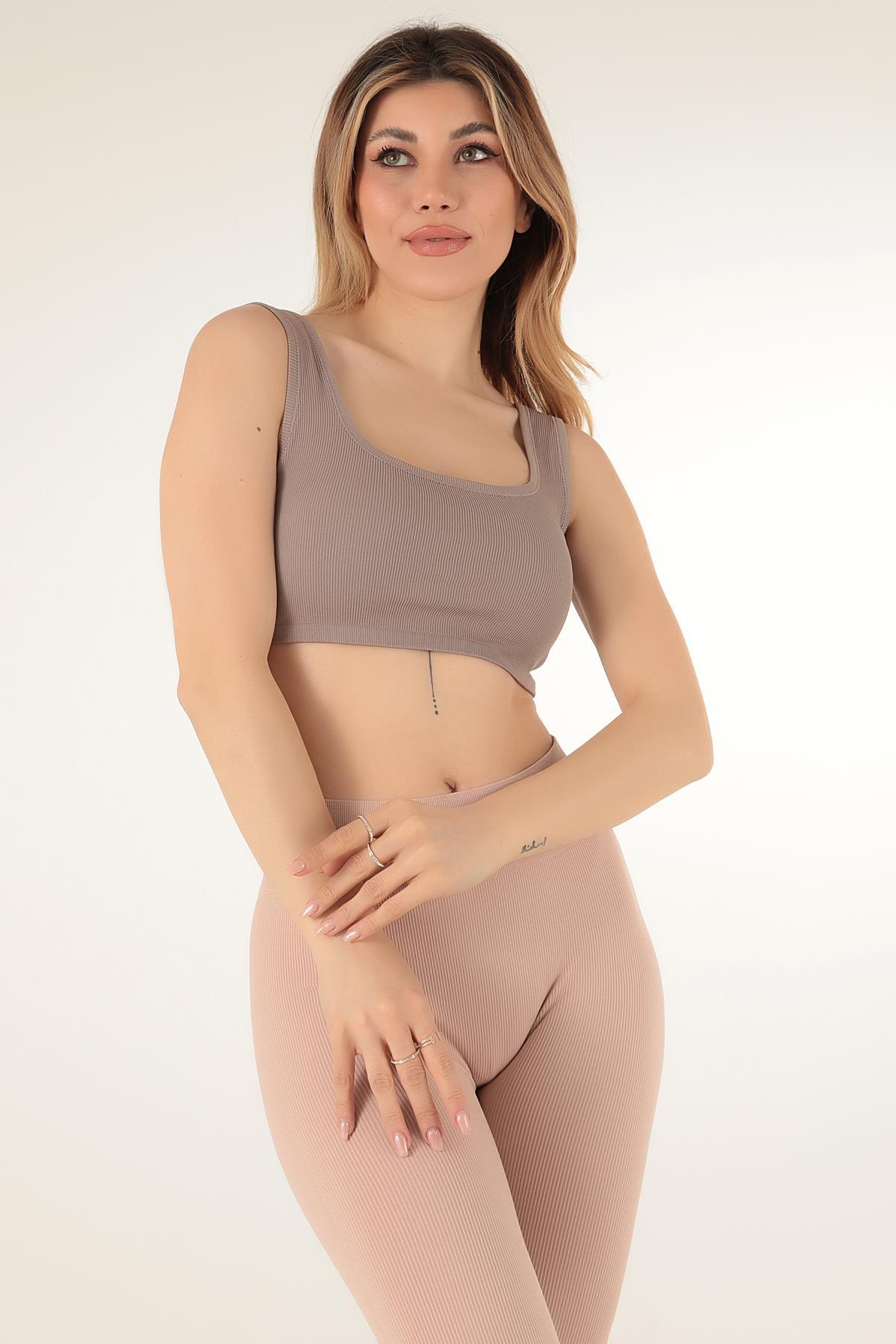 Doremi Seamless Fitilli Spor Sütyeni görsel 2