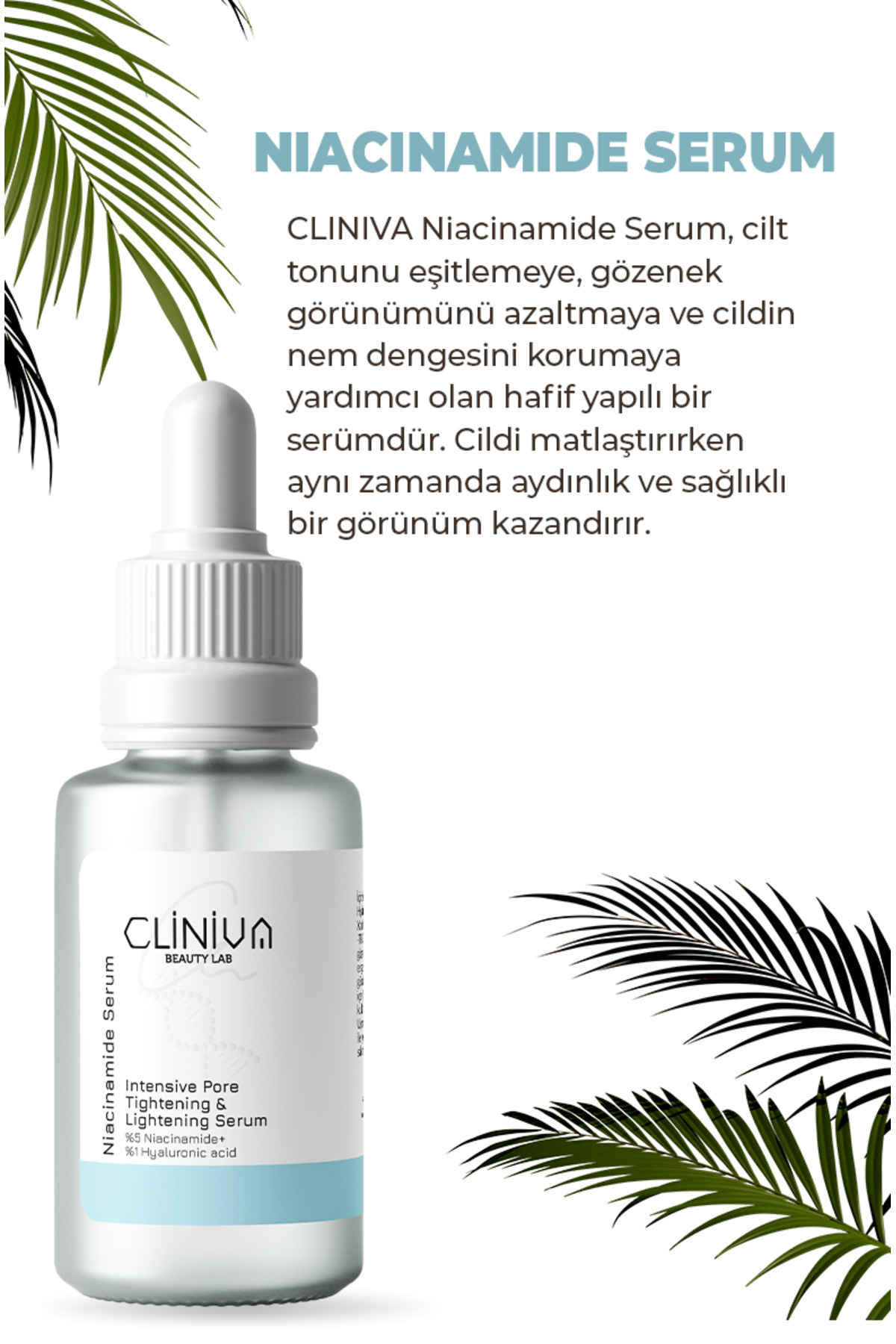 Işıltı İksiri – Niacinamide Serum %1 Hyalüronik Asit 30 ml | Gözenek Sıkılaştırıcı & Aydınlatıcı — s3 — تصویر 4 از 4