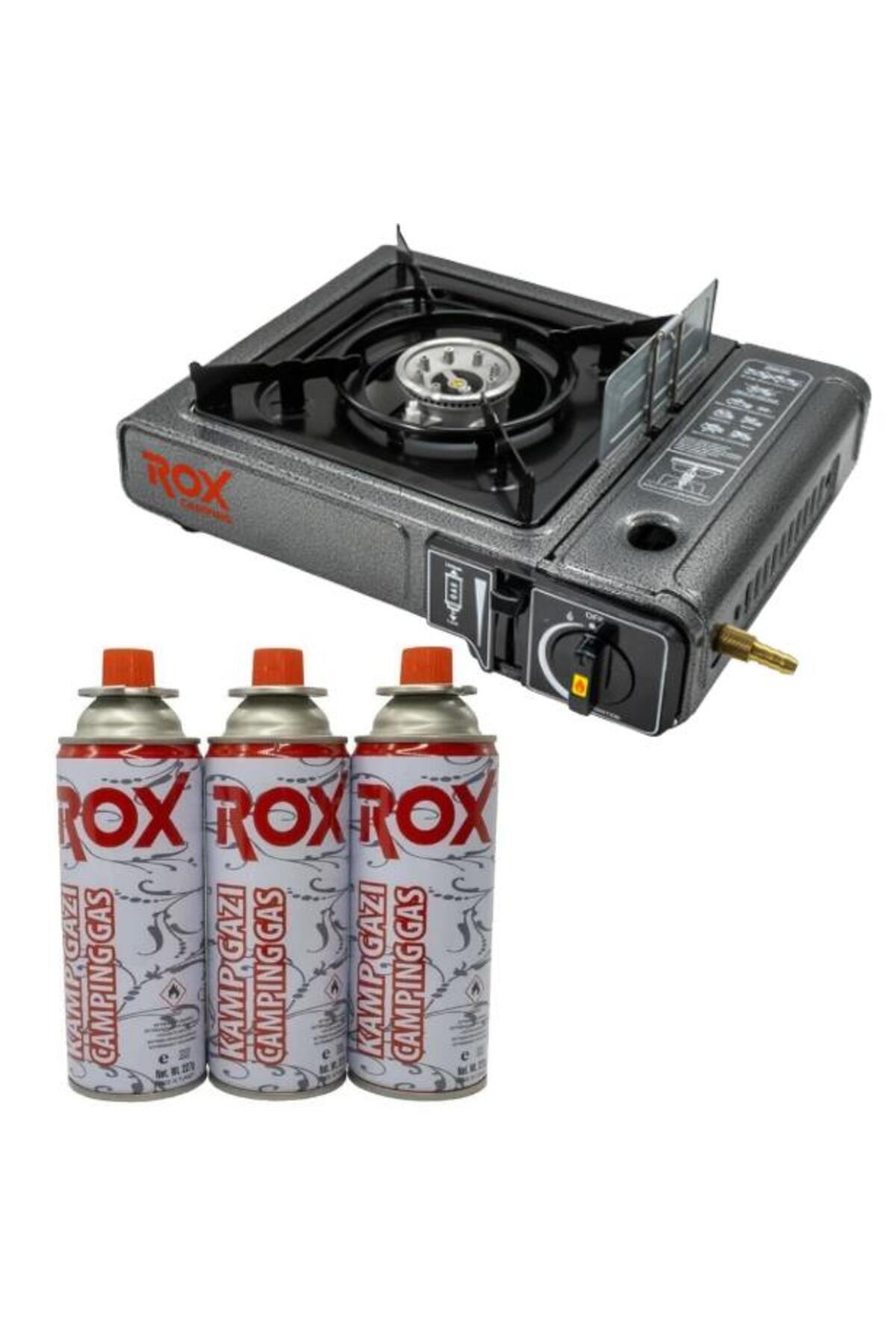 Camping 0103 Single Portable Camp Stove withSpoiler (Extra Gas Inlet) - 3 Camps with Valve G