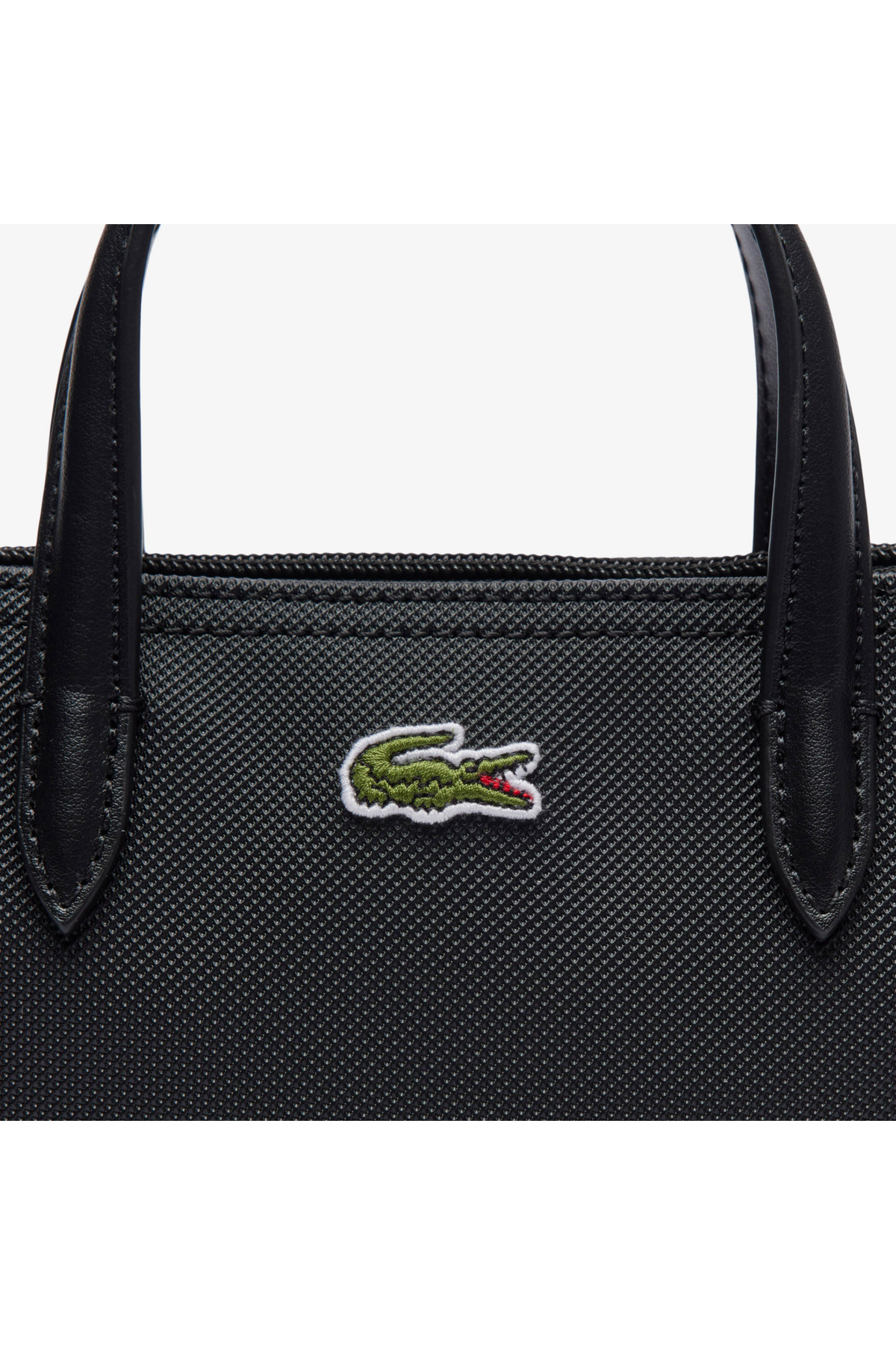 Lacoste Mini L.12.12 Kadın Siyah Postacı Çantası görsel 4