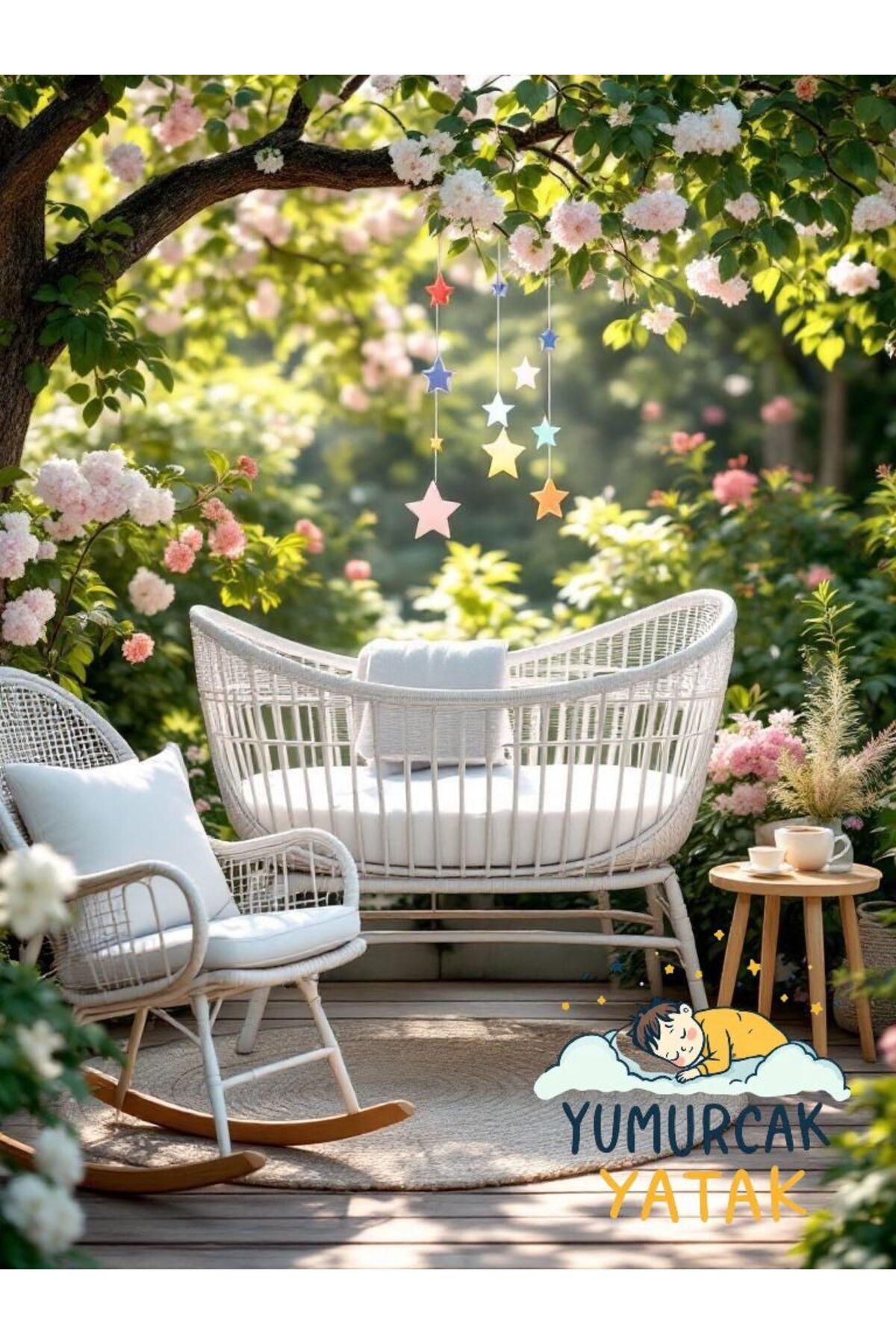 Yumurcak Yayınları Yumurcak Yatak Bebek Yuvası Yenidoğan Baby Nest Oval Bebek Yatağı Anne Yanı 12 CM fotoğrafı 2 (önizleme)