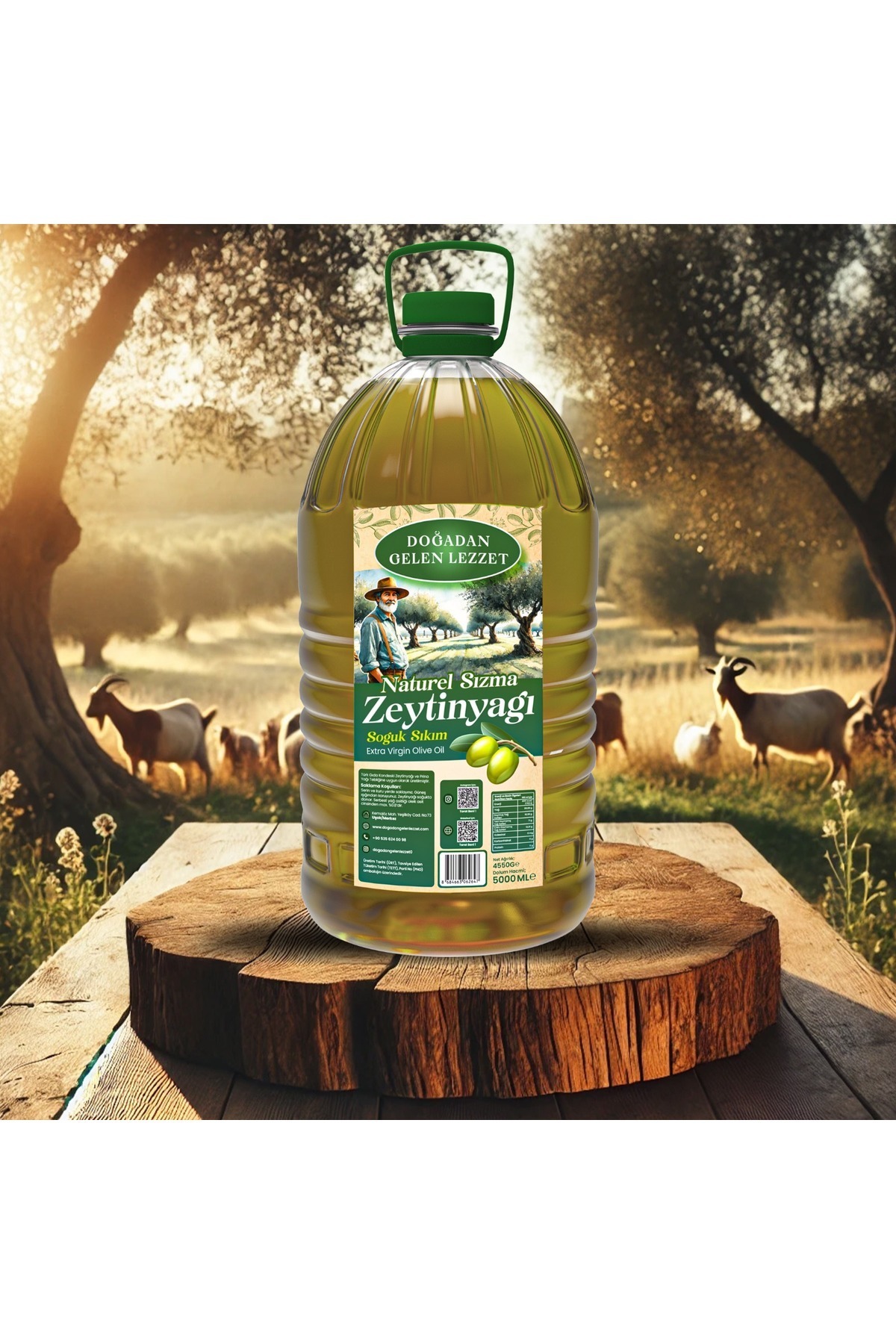 DOĞADAN GELEN LEZZET Natürel Sızma Zeytinyağı 5Lt (PET) - Fiyatı