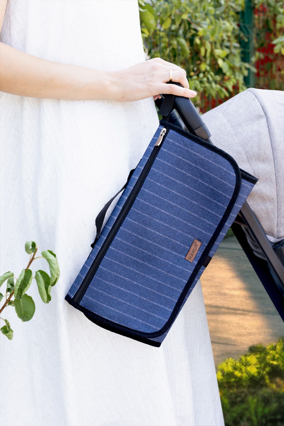 HAMUR Bebek Alt Açma Bakım Çantası Organizerli Anne Bebek Yenidoğan Değiştirme Minderi Bb-505 fotoğrafı 6 (önizleme)