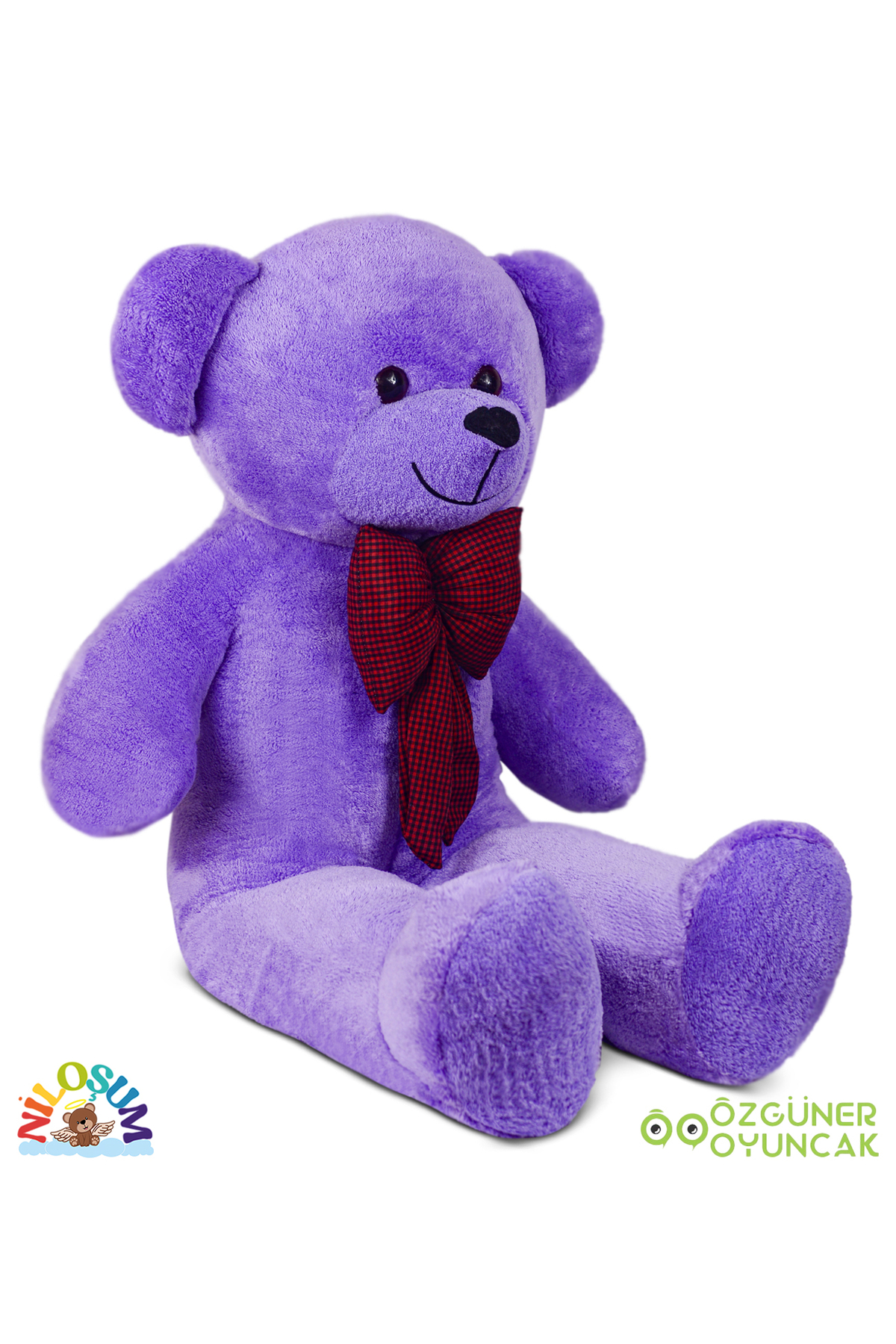 NİLOŞUM Özgüneroyuncak Sevgiliye Hediye Seti – 90 cm Peluş Ayıcık & 24 Ayar Altın Kaplama Kolye fotoğrafı 4 (önizleme)