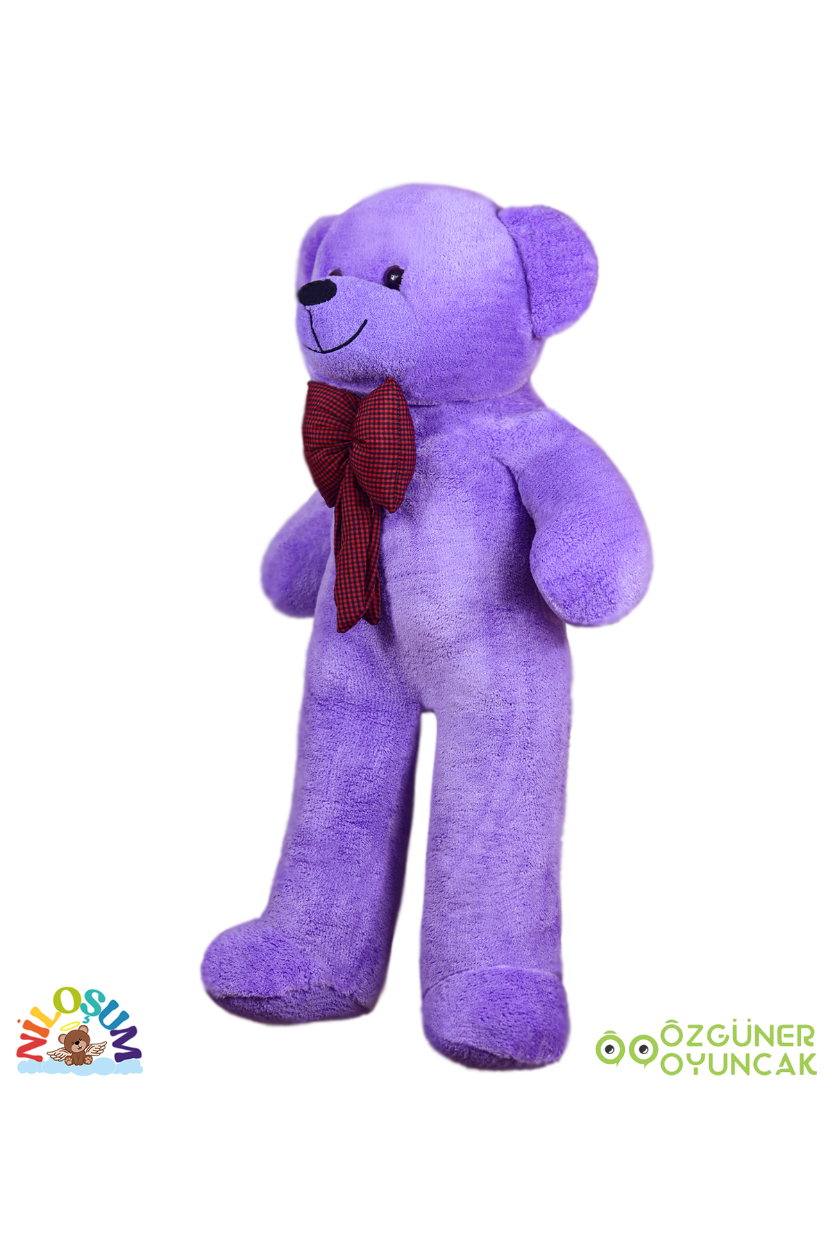 NİLOŞUM Özgüneroyuncak Sevgiliye Hediye Seti – 90 cm Peluş Ayıcık & 24 Ayar Altın Kaplama Kolye fotoğrafı 6 (önizleme)