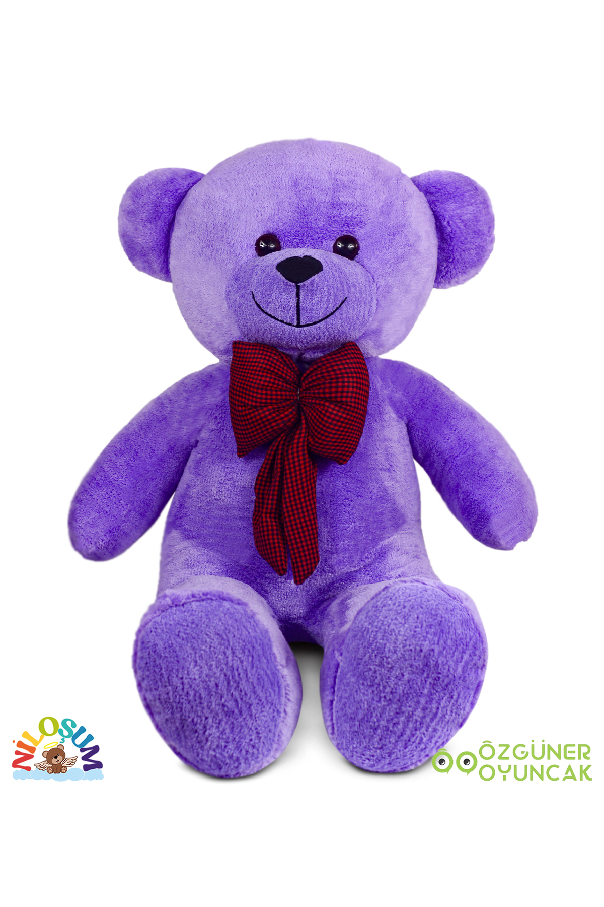 NİLOŞUM Özgüneroyuncak Sevgiliye Hediye Seti – 90 cm Peluş Ayıcık & 24 Ayar Altın Kaplama Kolye fotoğrafı 3 (önizleme)