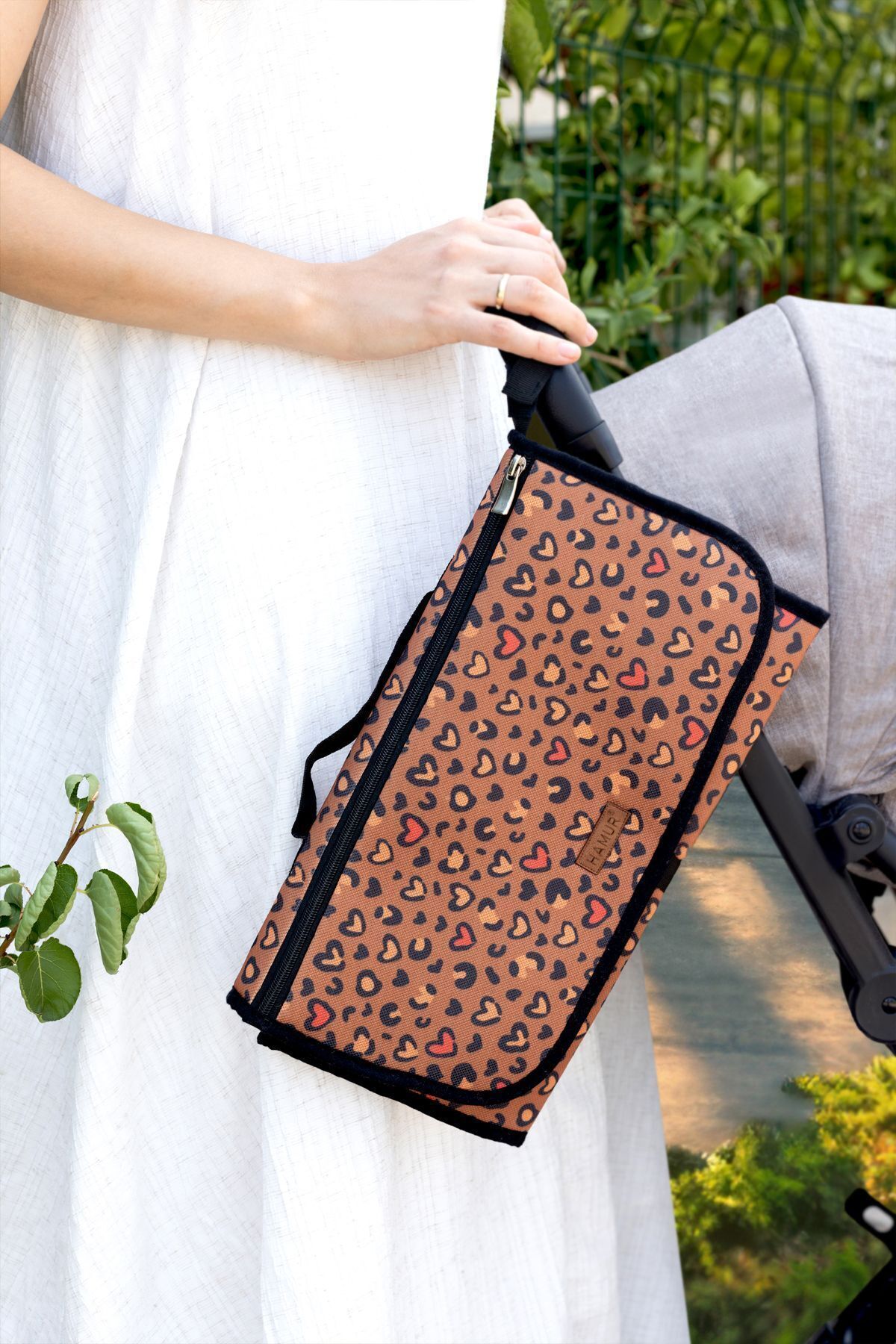 HAMUR Bebek Alt Açma Bakım Çantası Organizerli Anne Bebek Yenidoğan Değiştirme Minderi Bb-501 fotoğrafı 5 (önizleme)