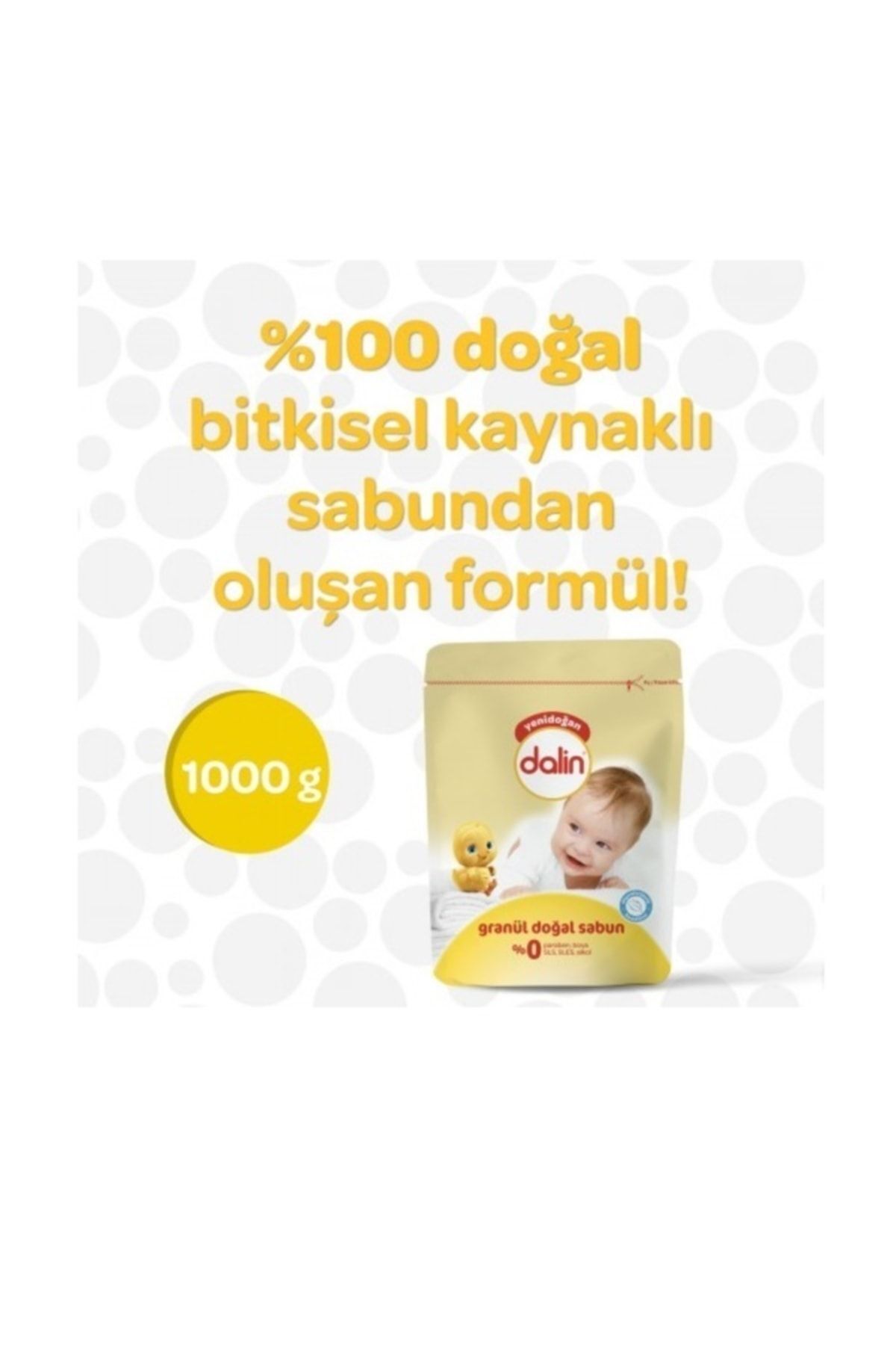 Dalin Bebek Granül Doğal Sabun Yenidoğan 1000 G X 2 Adet fotoğrafı 6 (önizleme)