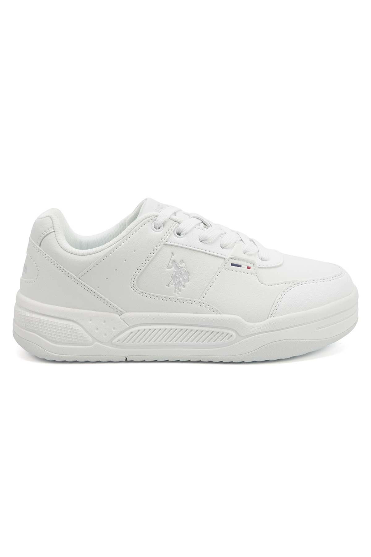 U.S. Polo Assn. Women's White Low-Top Sneakers - Style that Moves, Comfort th...