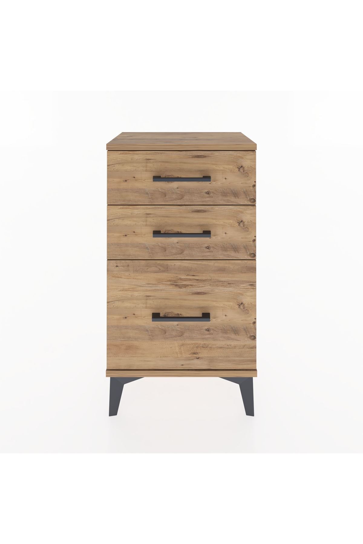 Dienni Arges Komodin 3 Çekmeceli 44x30x80 Çam-Çam