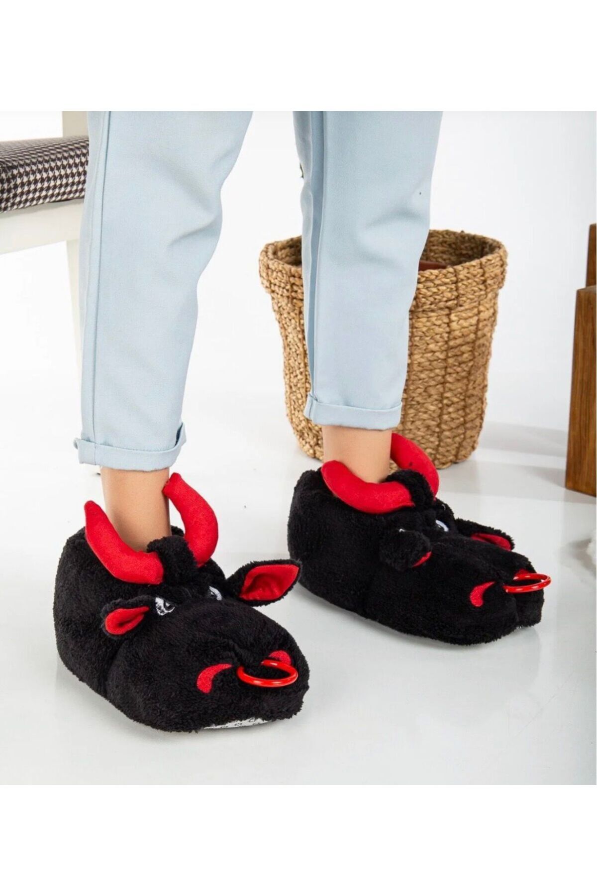mustey unisex ev ayakkabısı panduf yıkanabilir ses yapmaz görsel 3