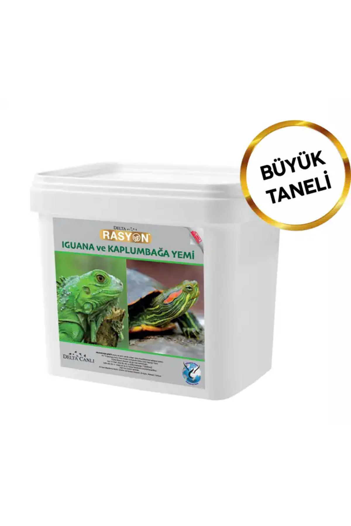 delta rasyon Rasyon Iguana ve Kaplumbağa Yemi Büyük Taneli - 5 Kg
