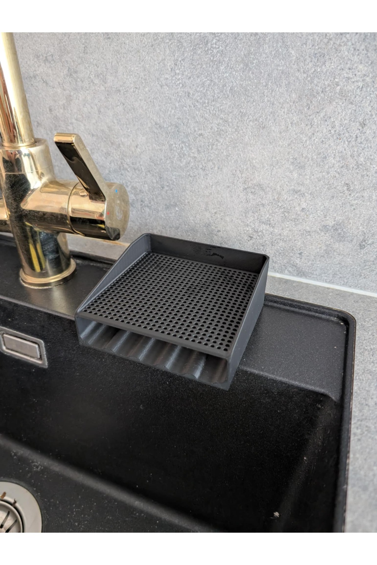 : Mutfak Sünger ve Fırça Tutucu – 3D Baskı Dekoratif Organizer