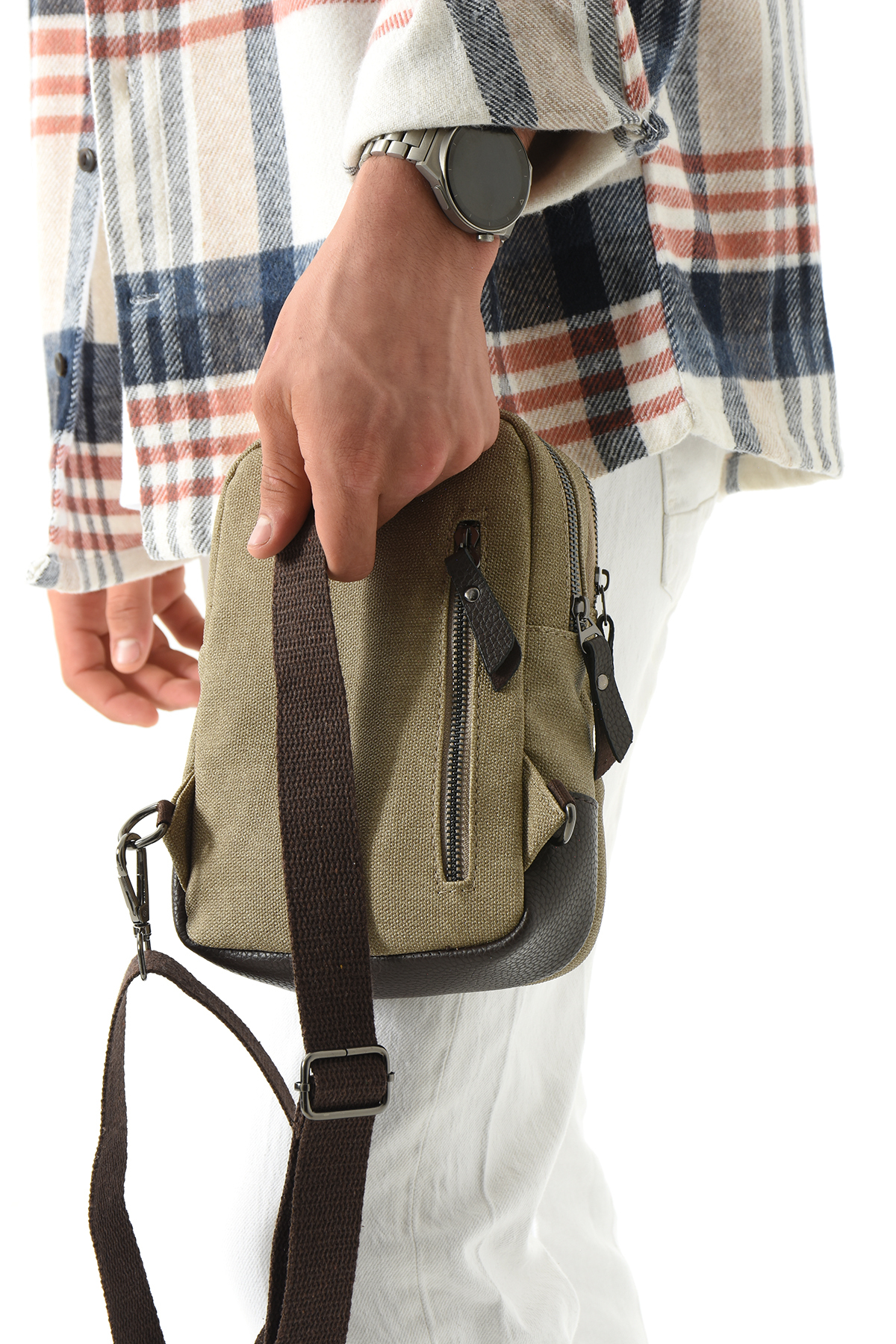 M 416 Kanvas Bodybag Omuz Çantası
