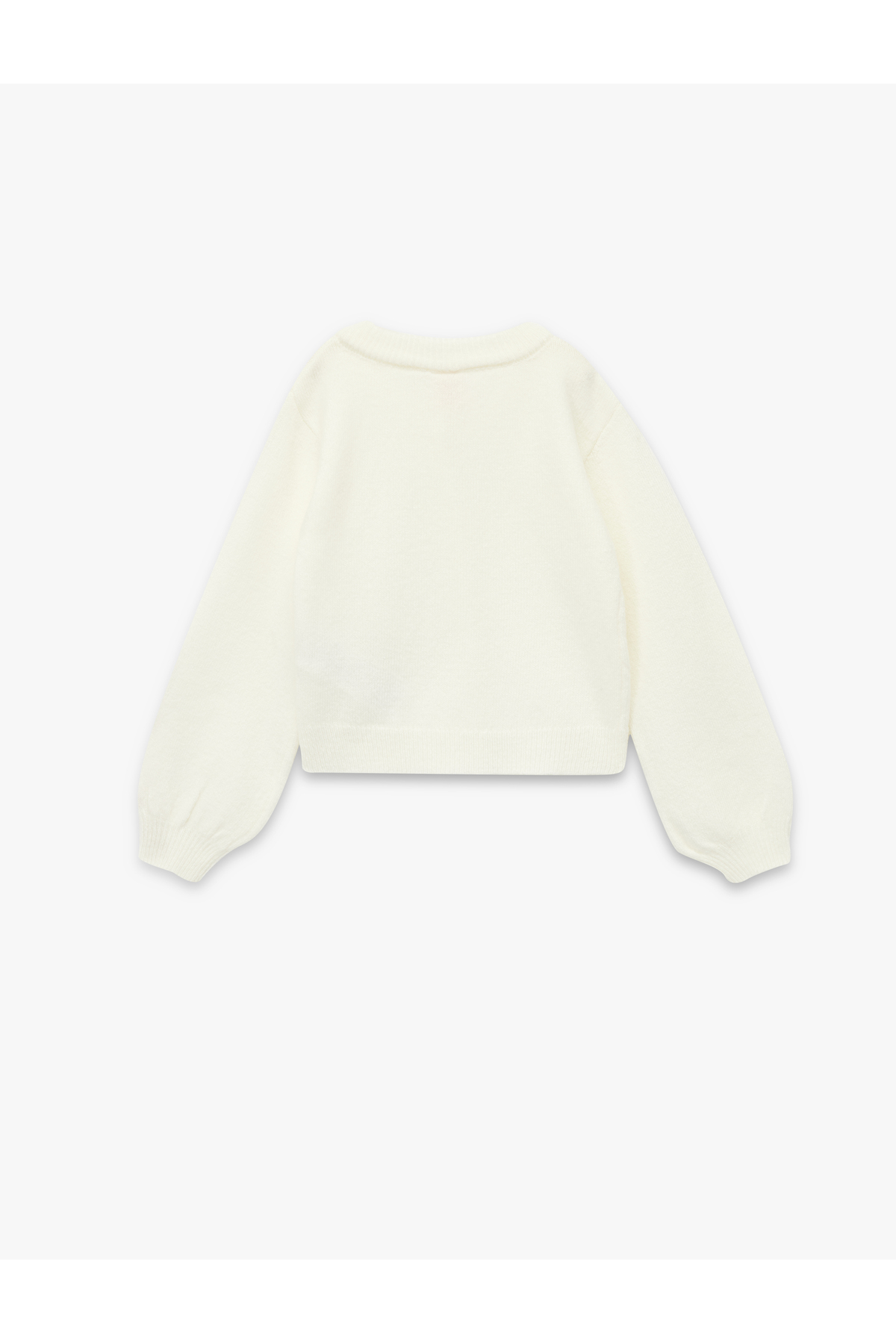 Koton Uzun Kollu Düğme Detaylı Bisiklet Yaka Basic Triko Hırka fotoğrafı 2 (önizleme)