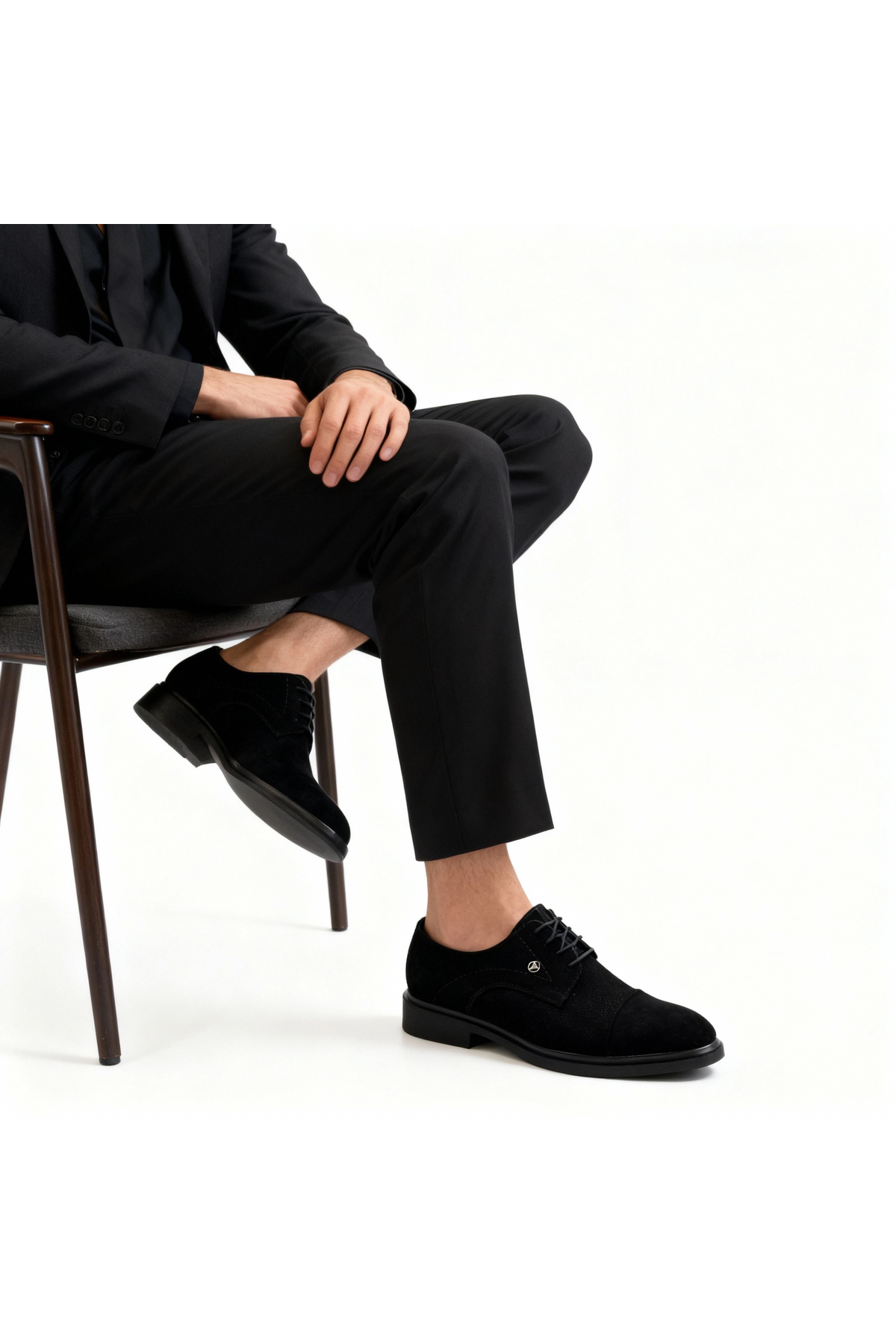 MEBADE GROUP  MEBADE VELDAN SİYAH SÜET – Siyah Erkek Klasik Ayakkabı | Mebade Premium - Görsel 3