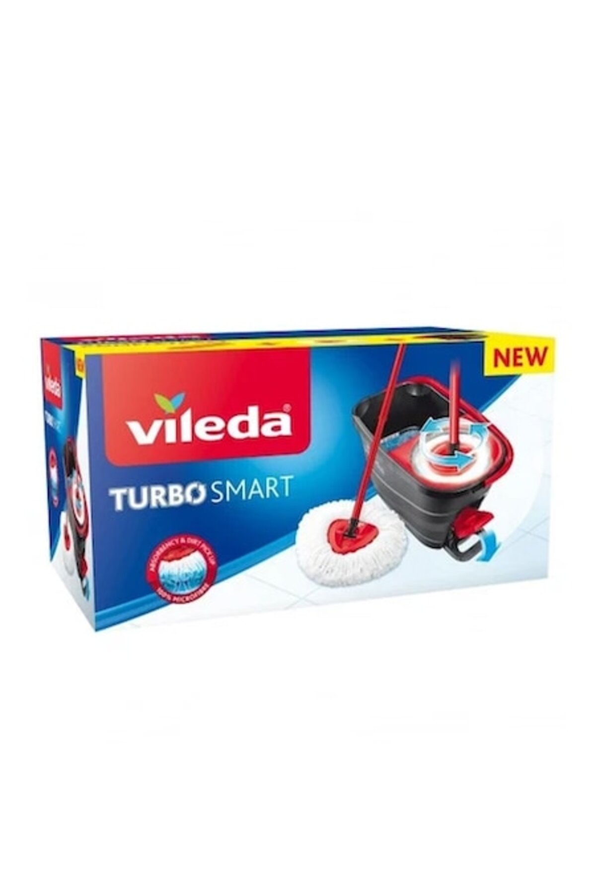 Vileda Σετ περιστρεφόμενο σφουγγαρόπανο + κάδος Turbo Smart