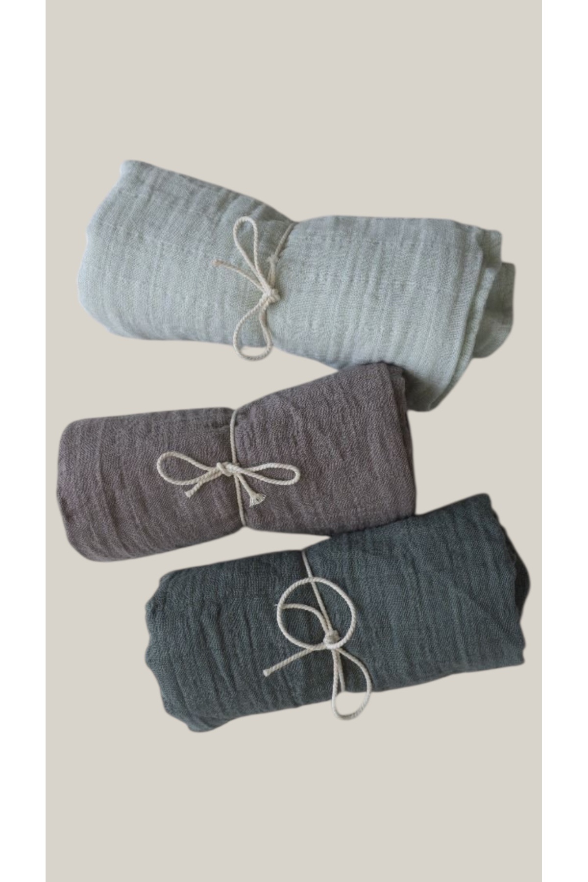 Elias Baby Organik Müslin Çift Katlı %100 Pamuk Müslin Yeni Doğan Örtüsü 75x75 Cm