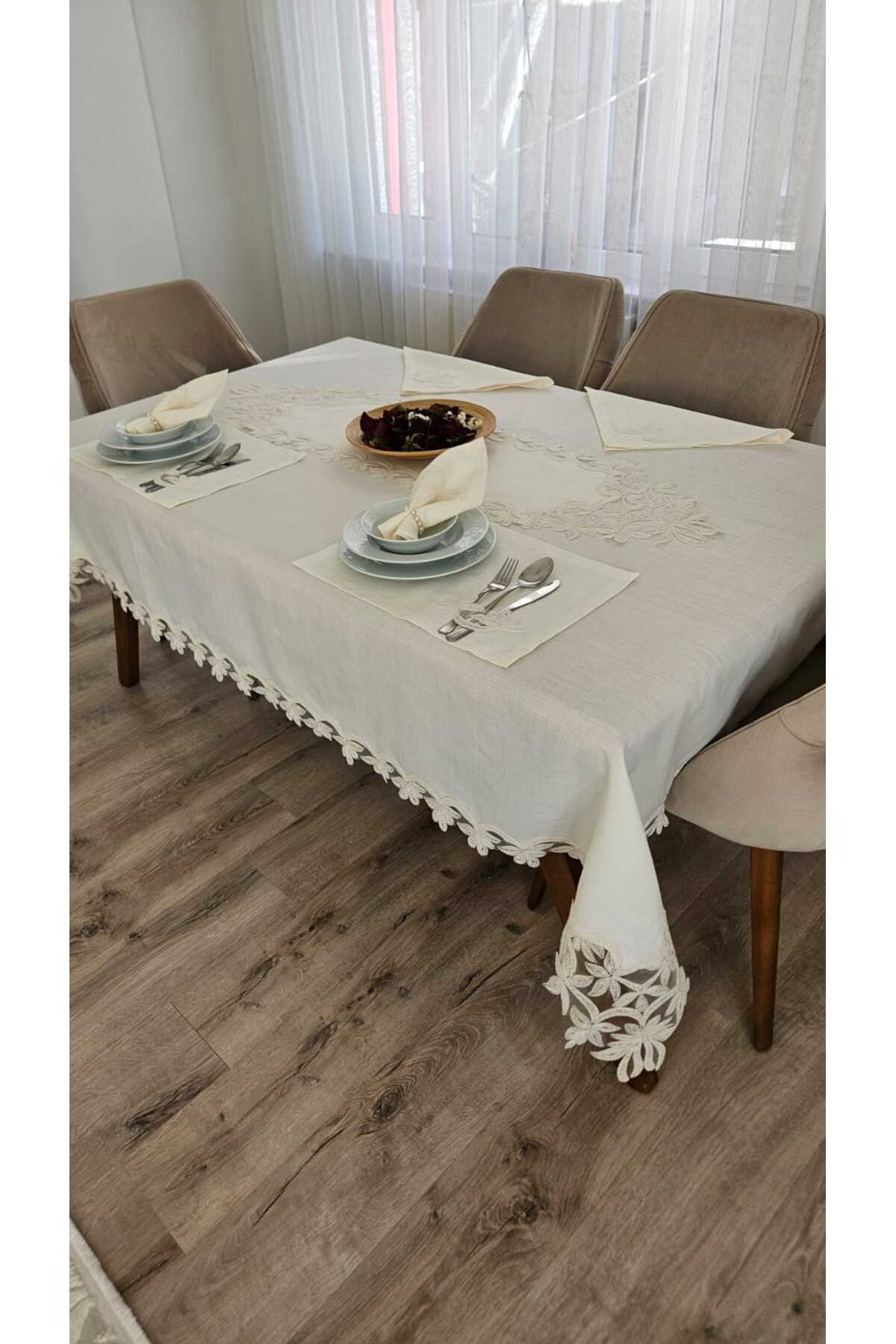 Gardenia Linen Luxury Flatware 38-Piece American Served Set