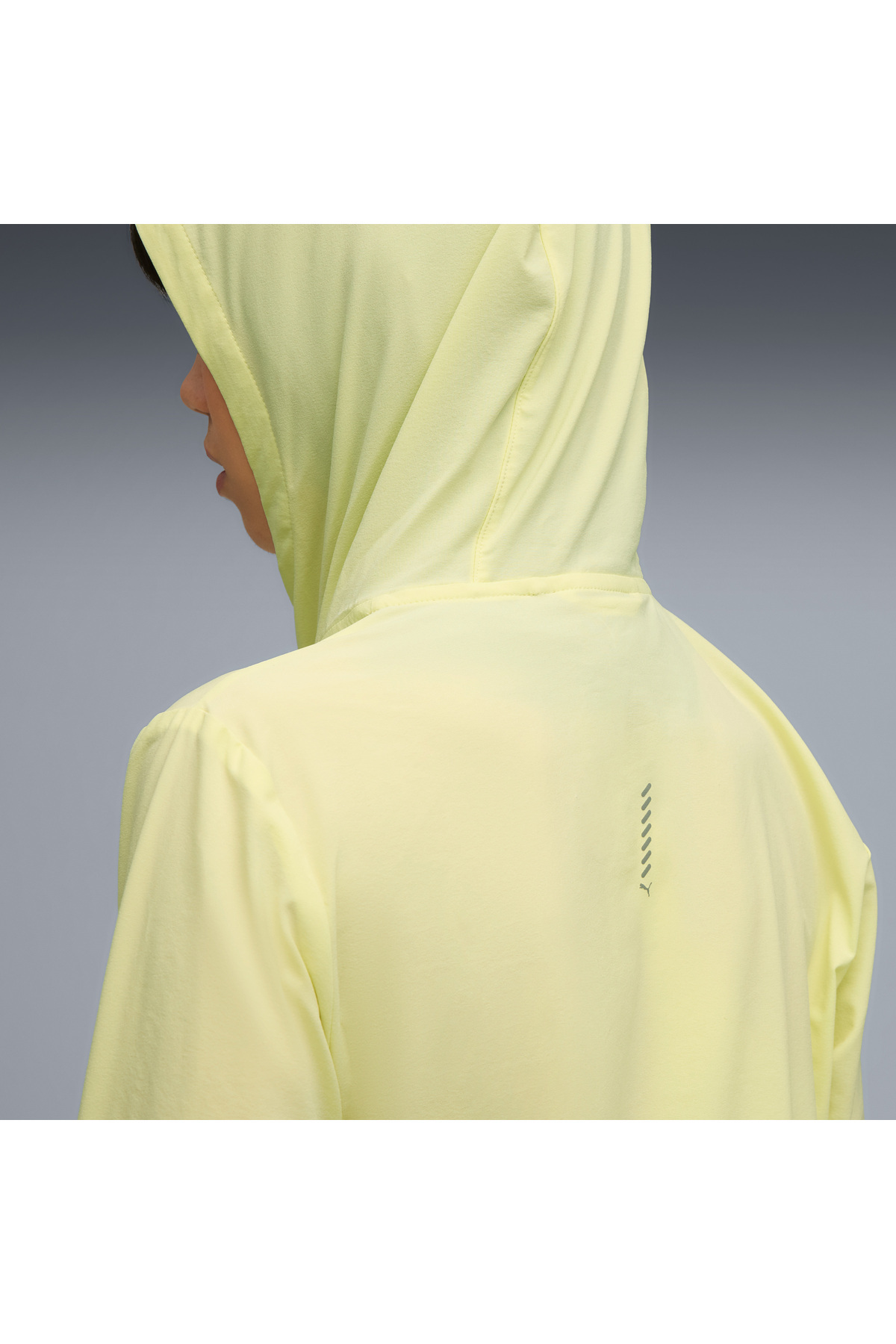 Puma Run Velocity Woven Kadın Sarı Koşu Ceketi görsel 6