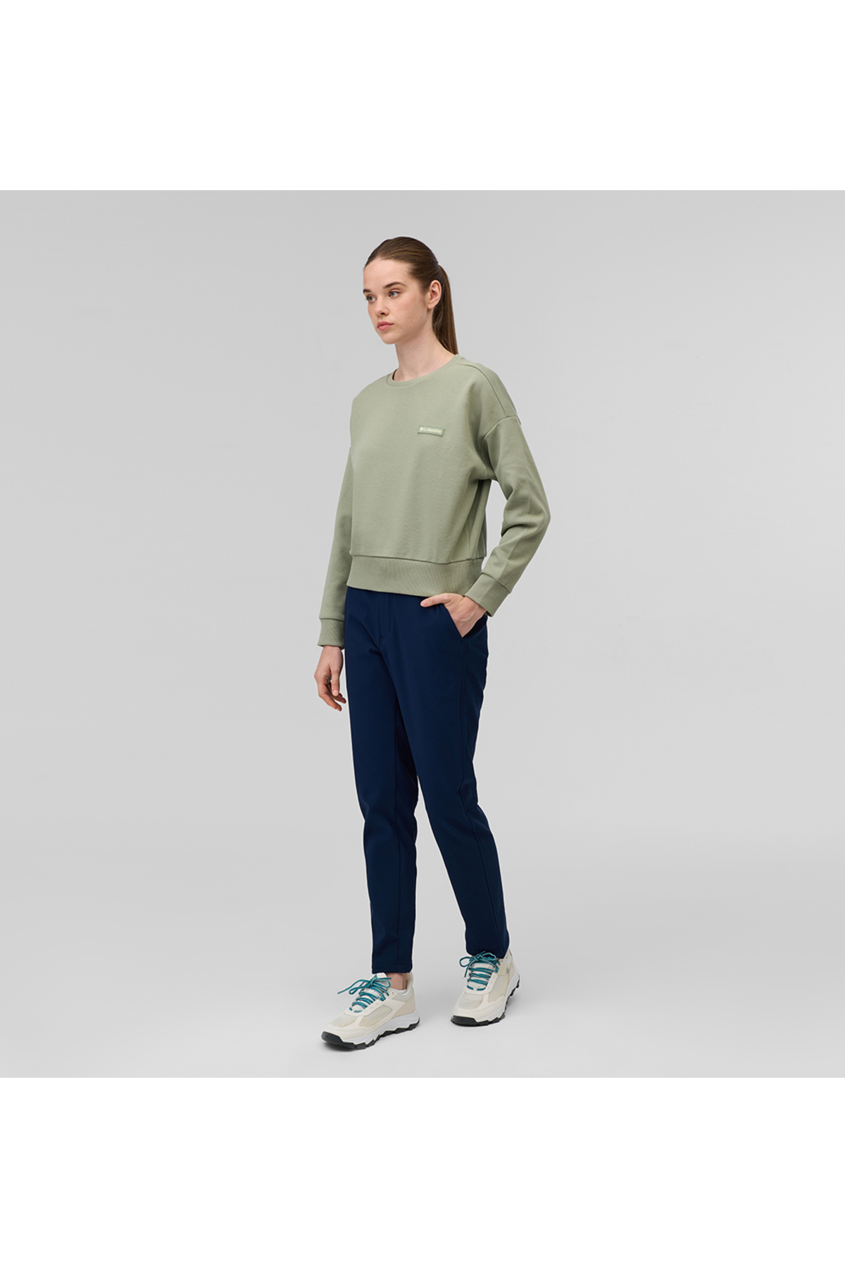 Columbia CSC Marble Canyon II Crop Kadın Sweatshirt görsel 5