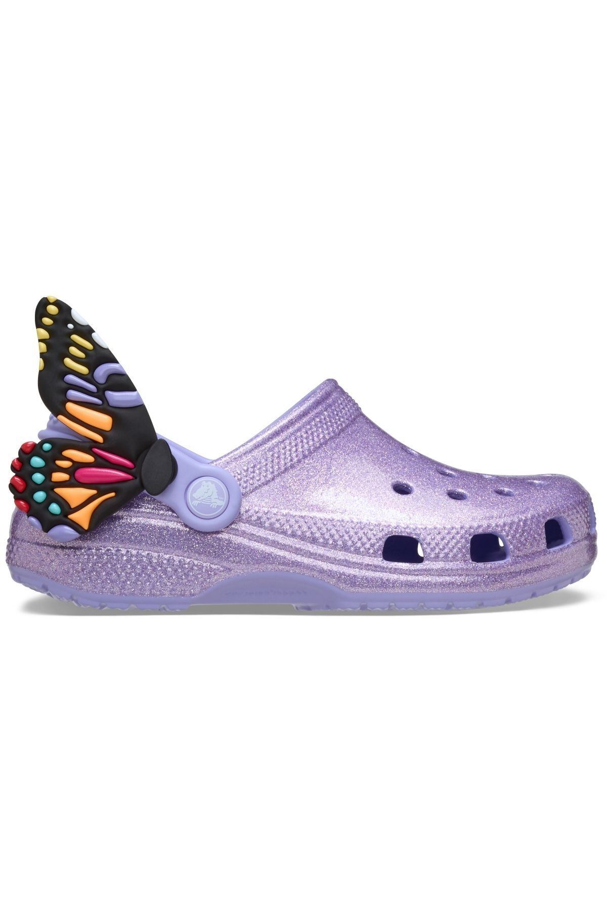 کراکس دمپایی بچه‌گانه طرح پروانه‌ای کلاسیک IAM مدل T بنفش