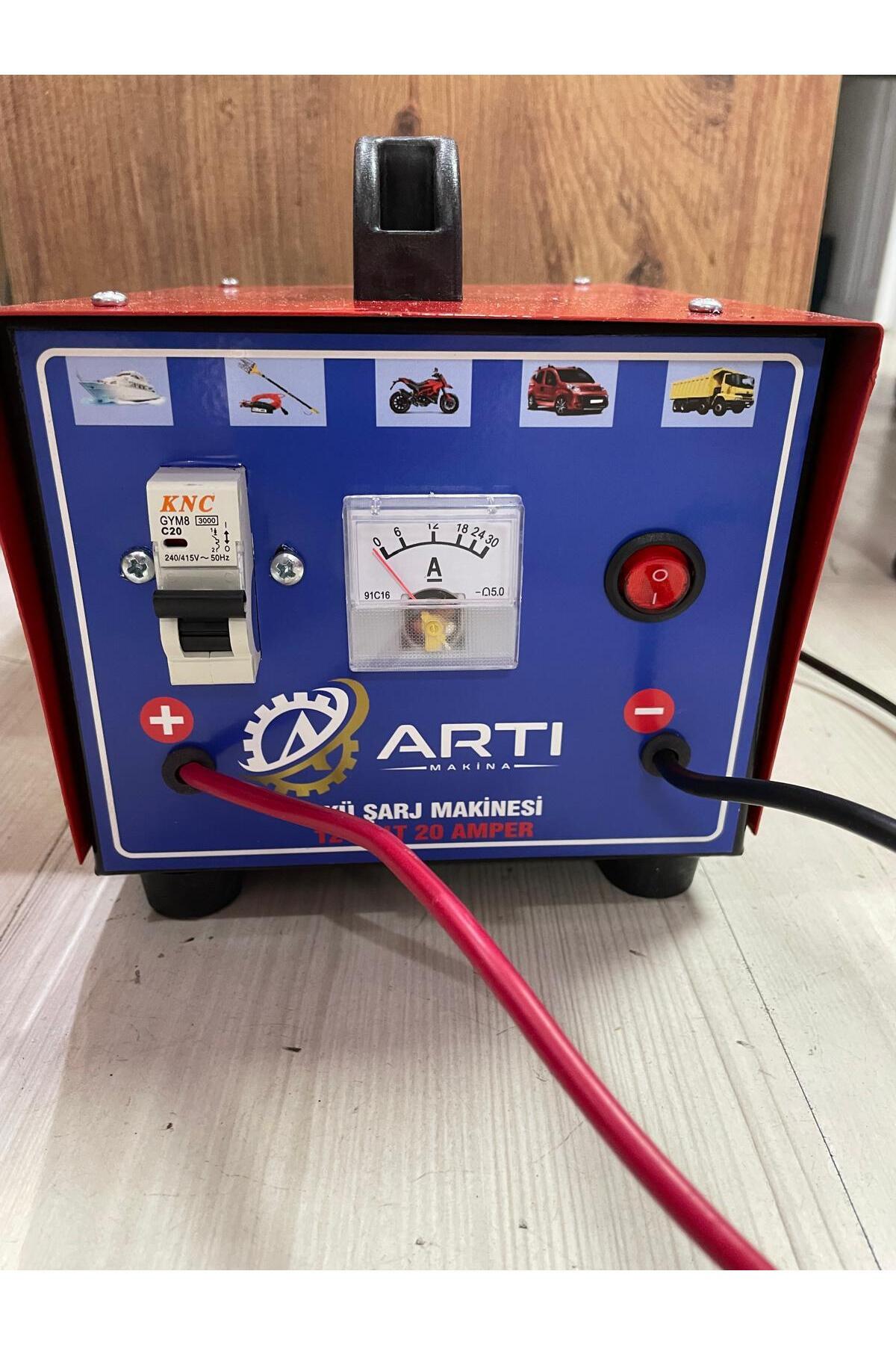 Artı AKÜ ŞARJ CİHAZI 12 VOLT 20 AMPER